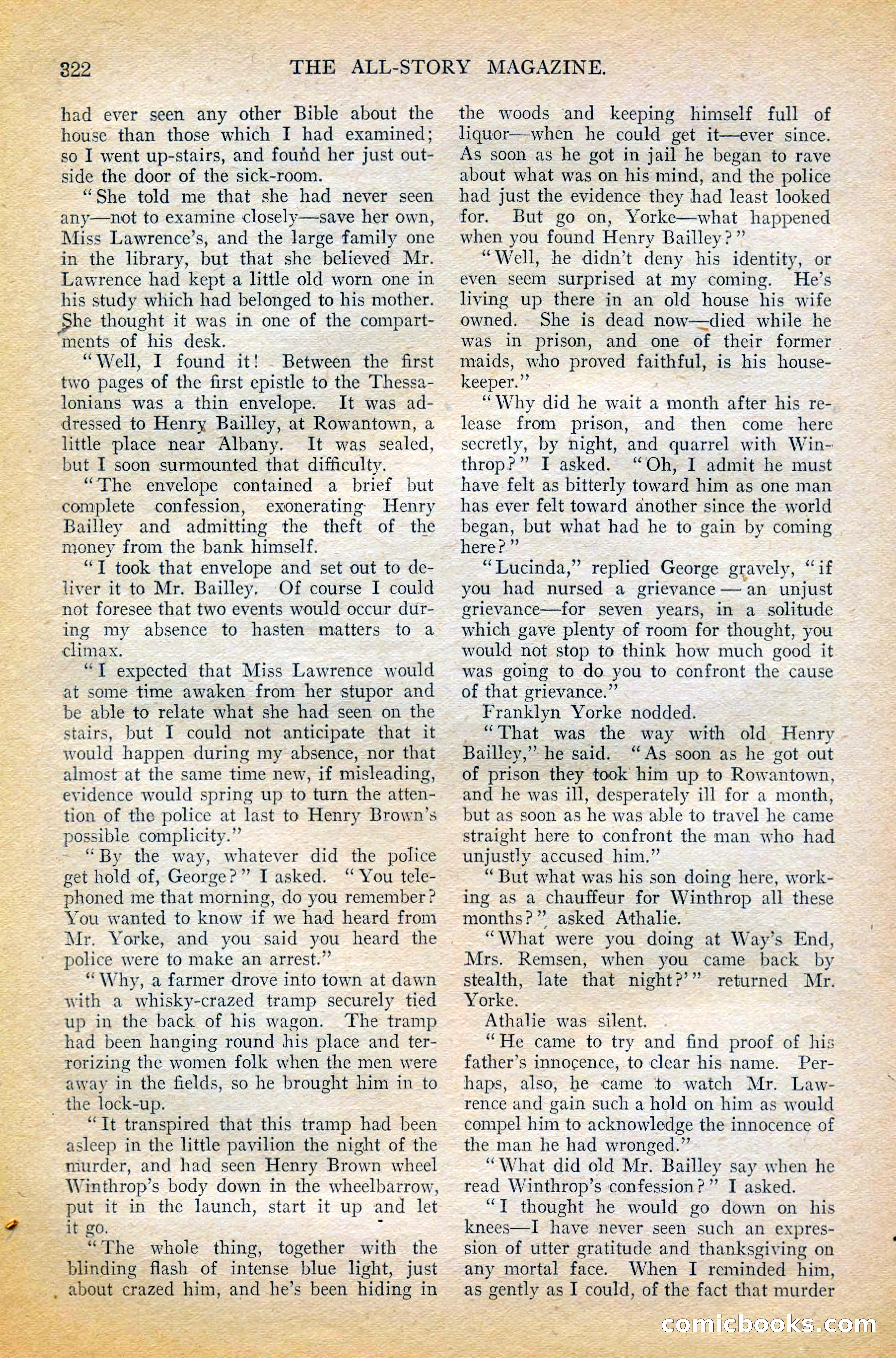 The All-Story Magazine, February 1912 — page 146 of 226