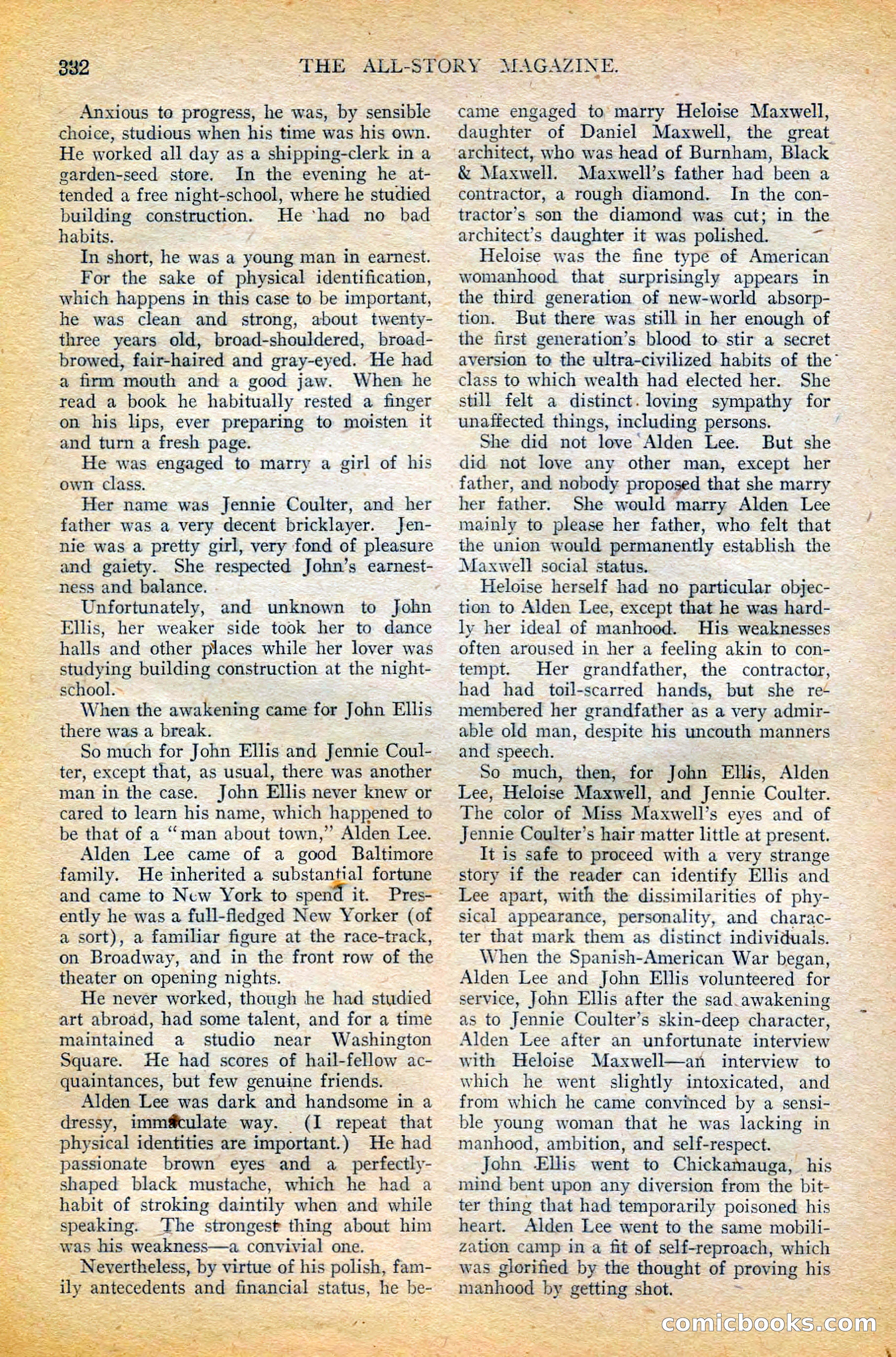 The All-Story Magazine, February 1912 — page 156 of 226