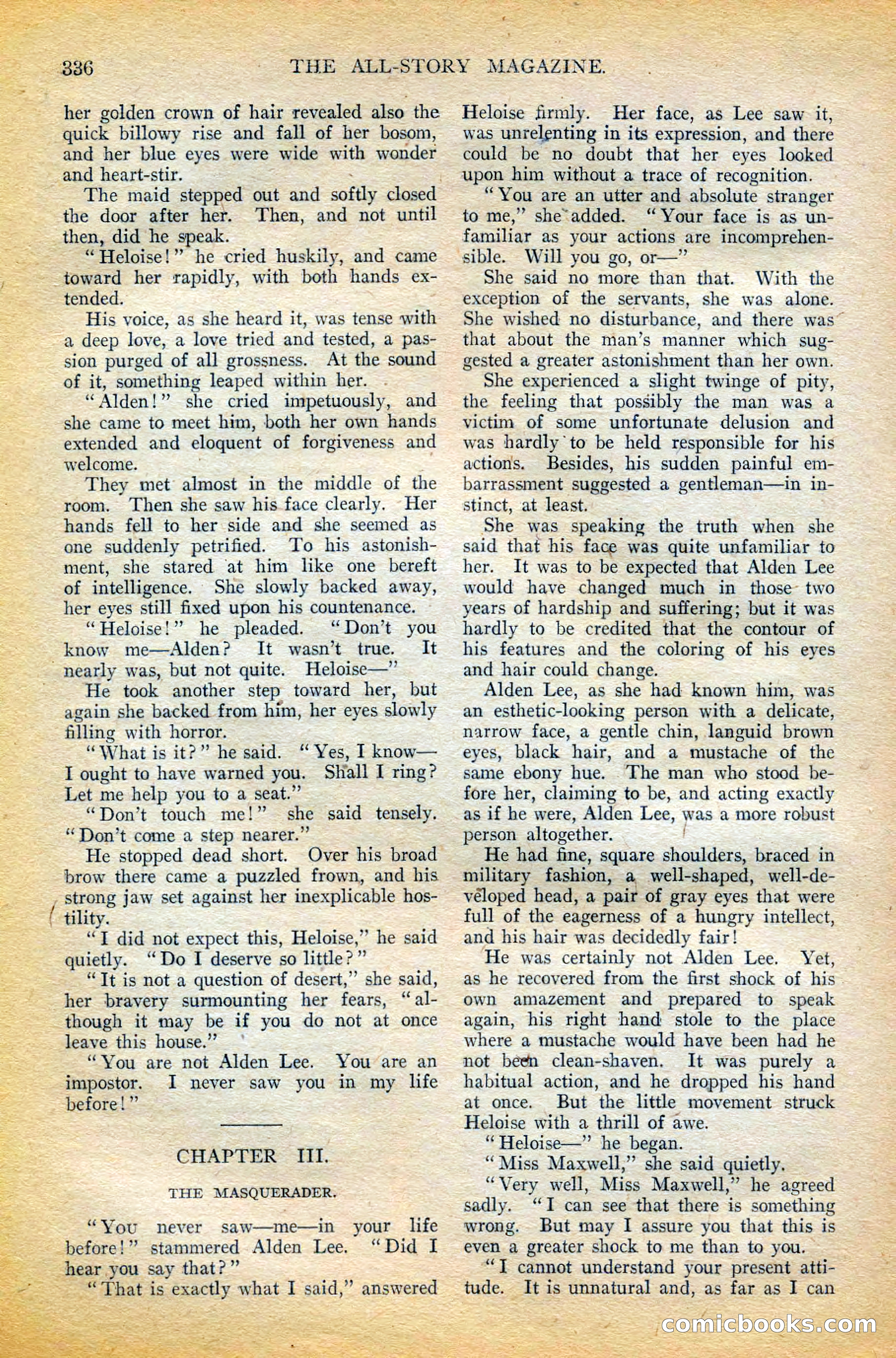 The All-Story Magazine, February 1912 — page 160 of 226