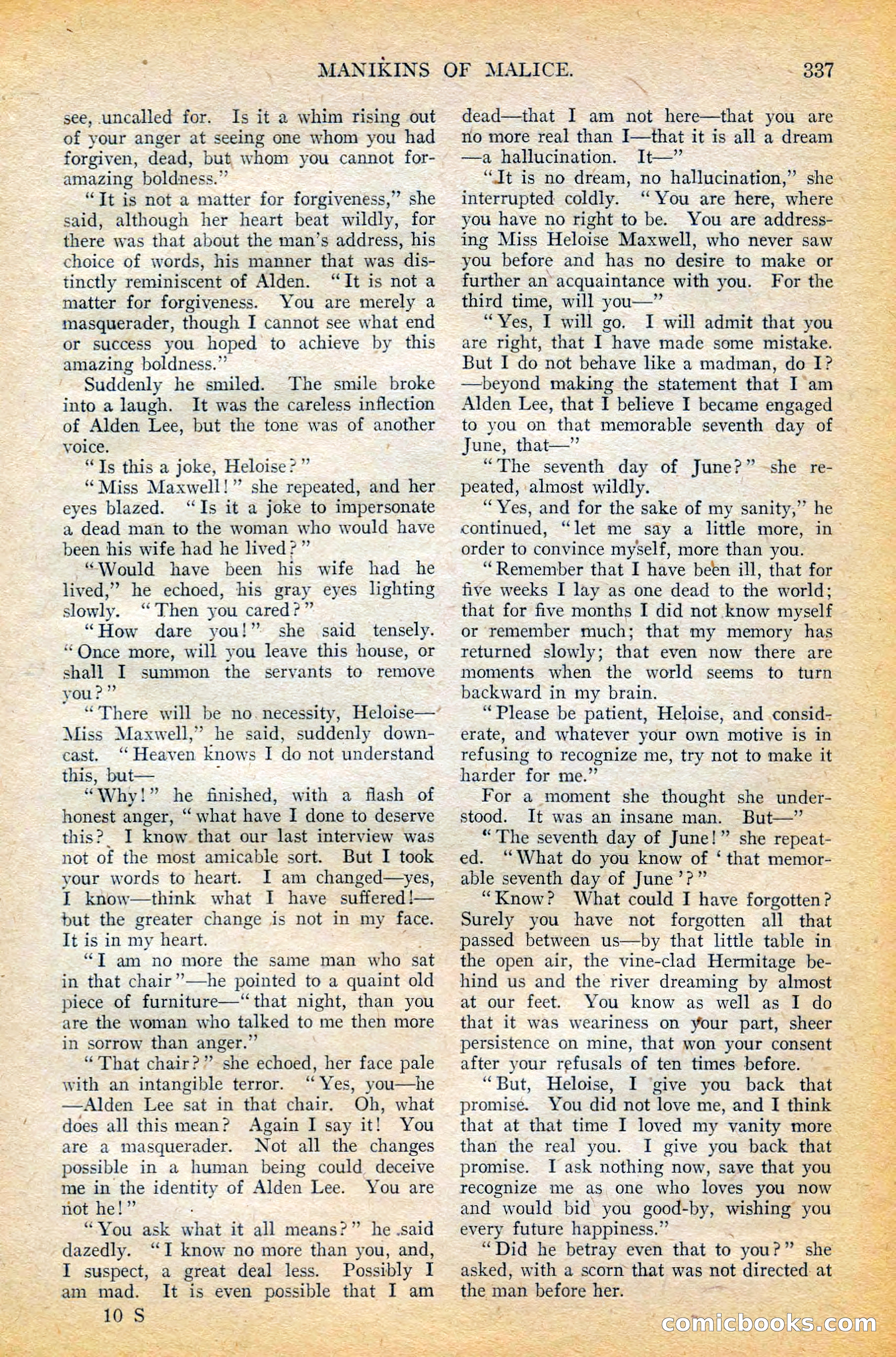 The All-Story Magazine, February 1912 — page 161 of 226