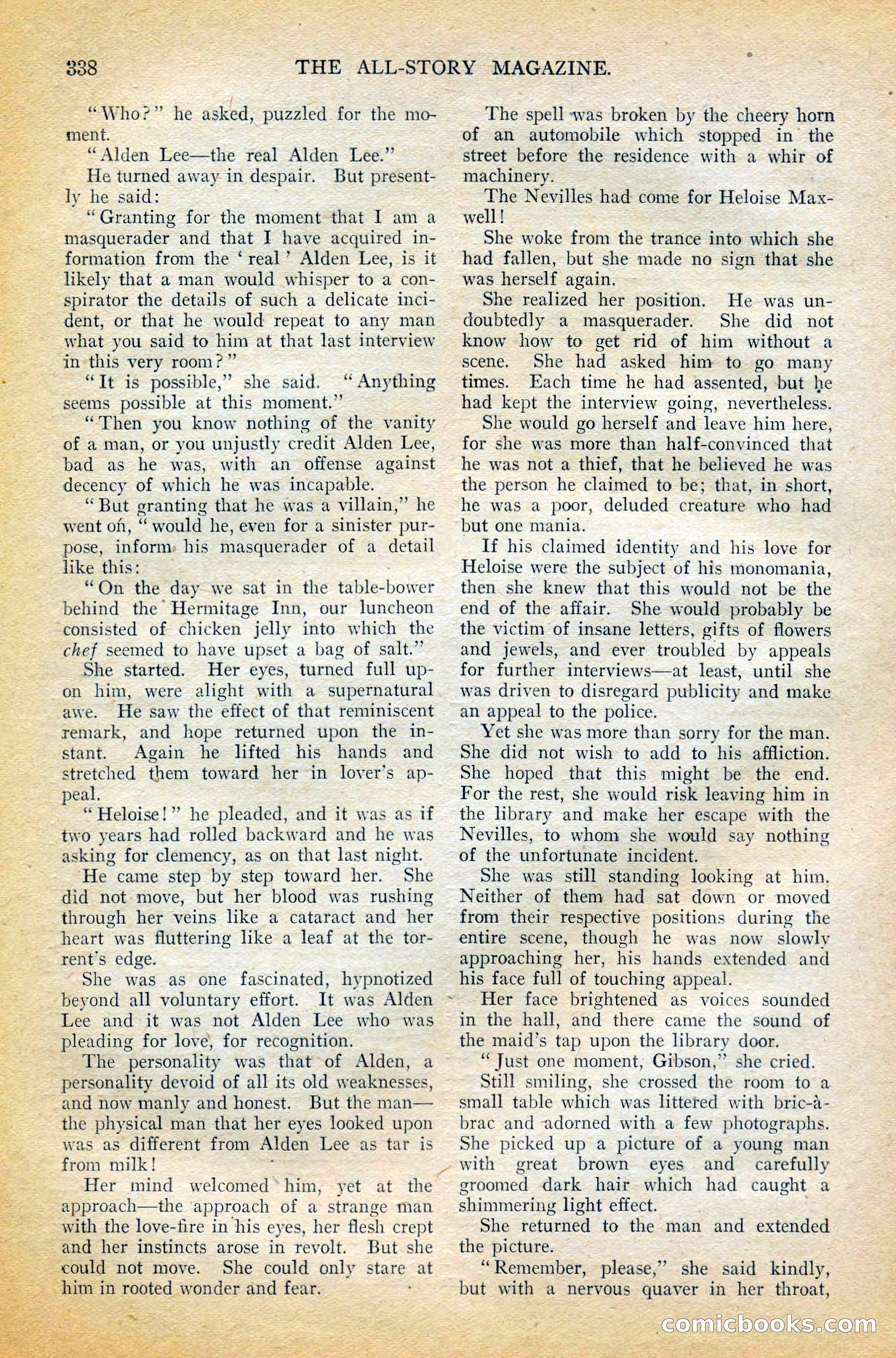 The All-Story Magazine, February 1912 — page 162 of 226