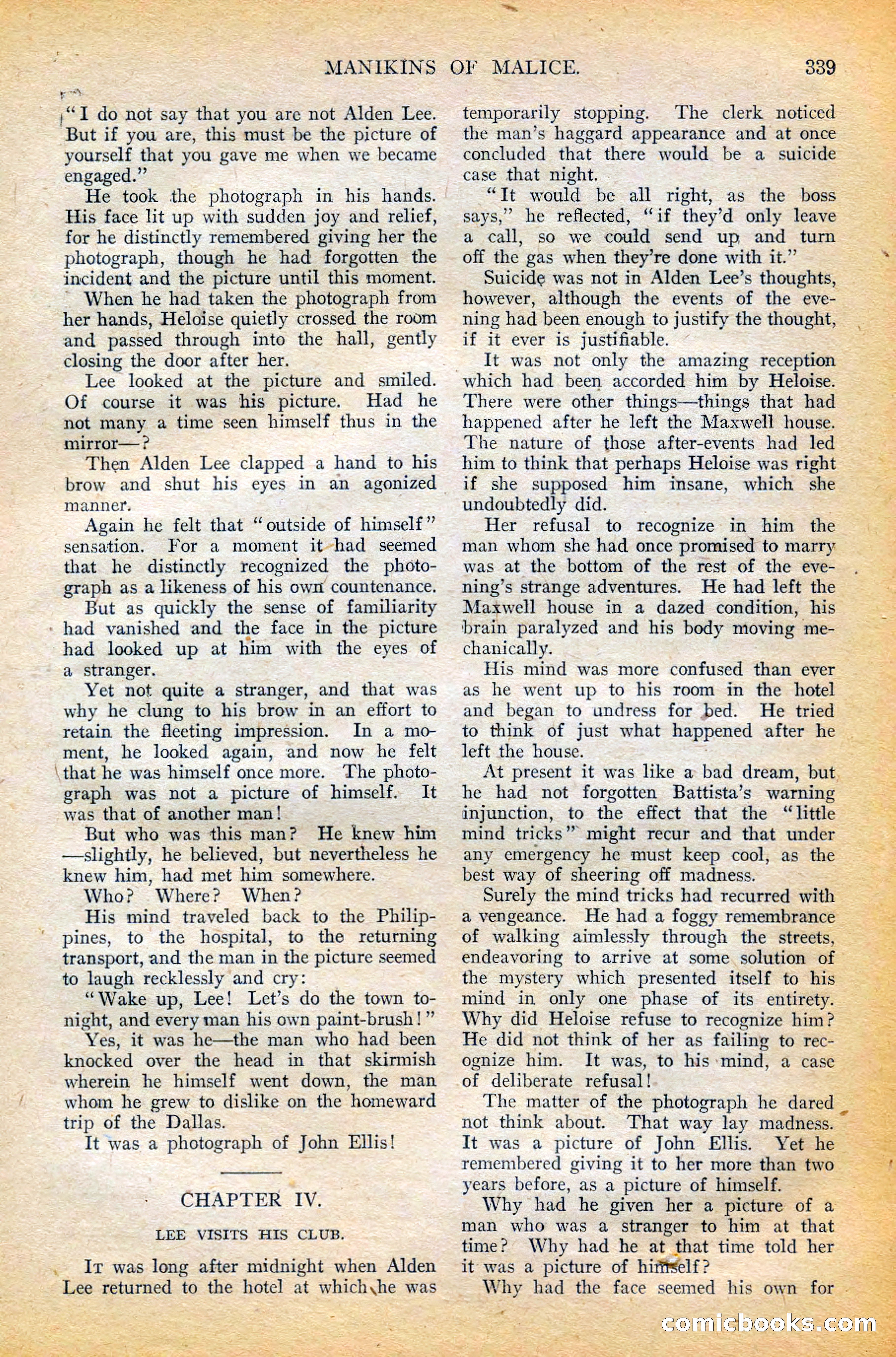 The All-Story Magazine, February 1912 — page 163 of 226