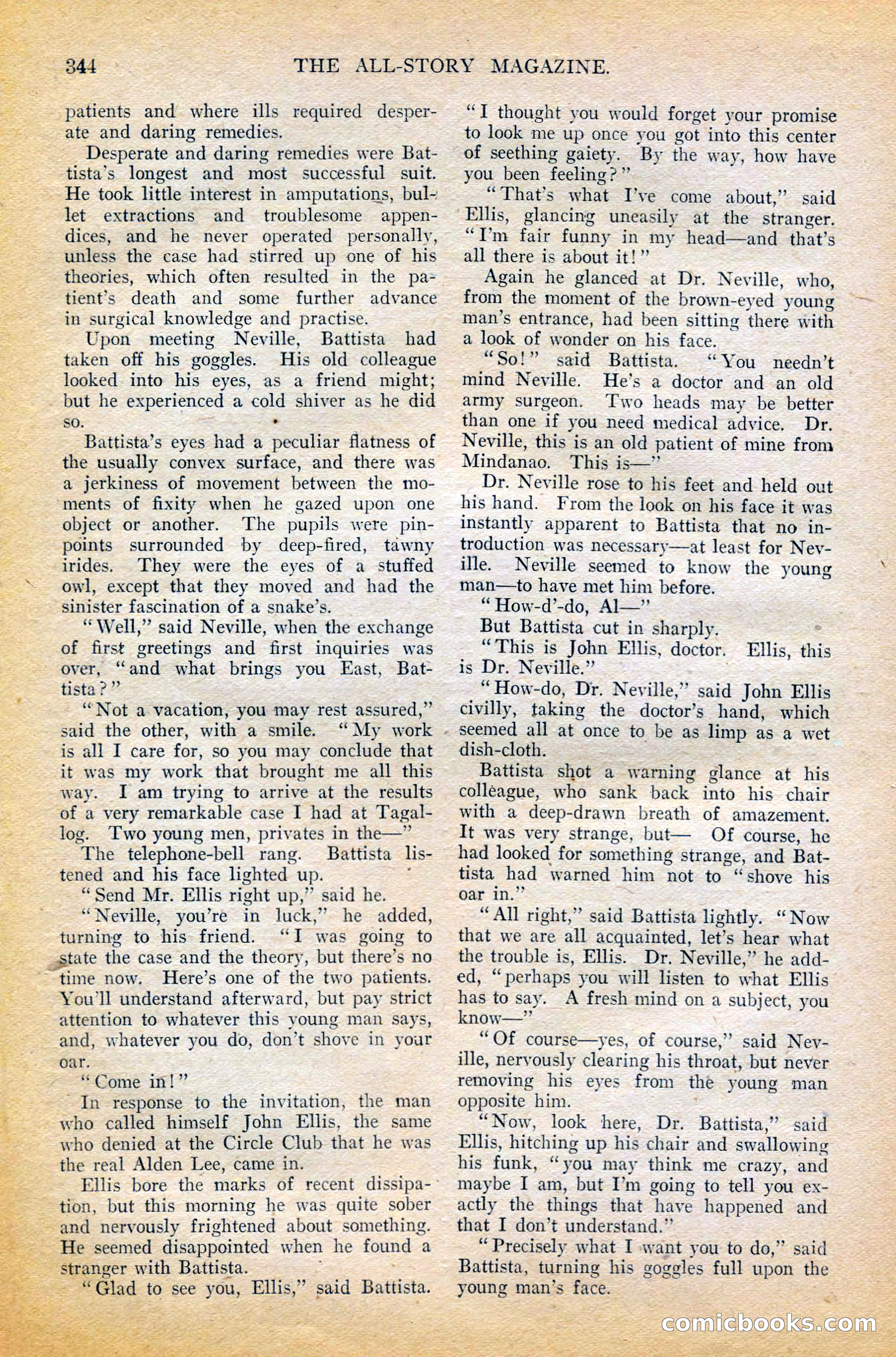 The All-Story Magazine, February 1912 — page 168 of 226