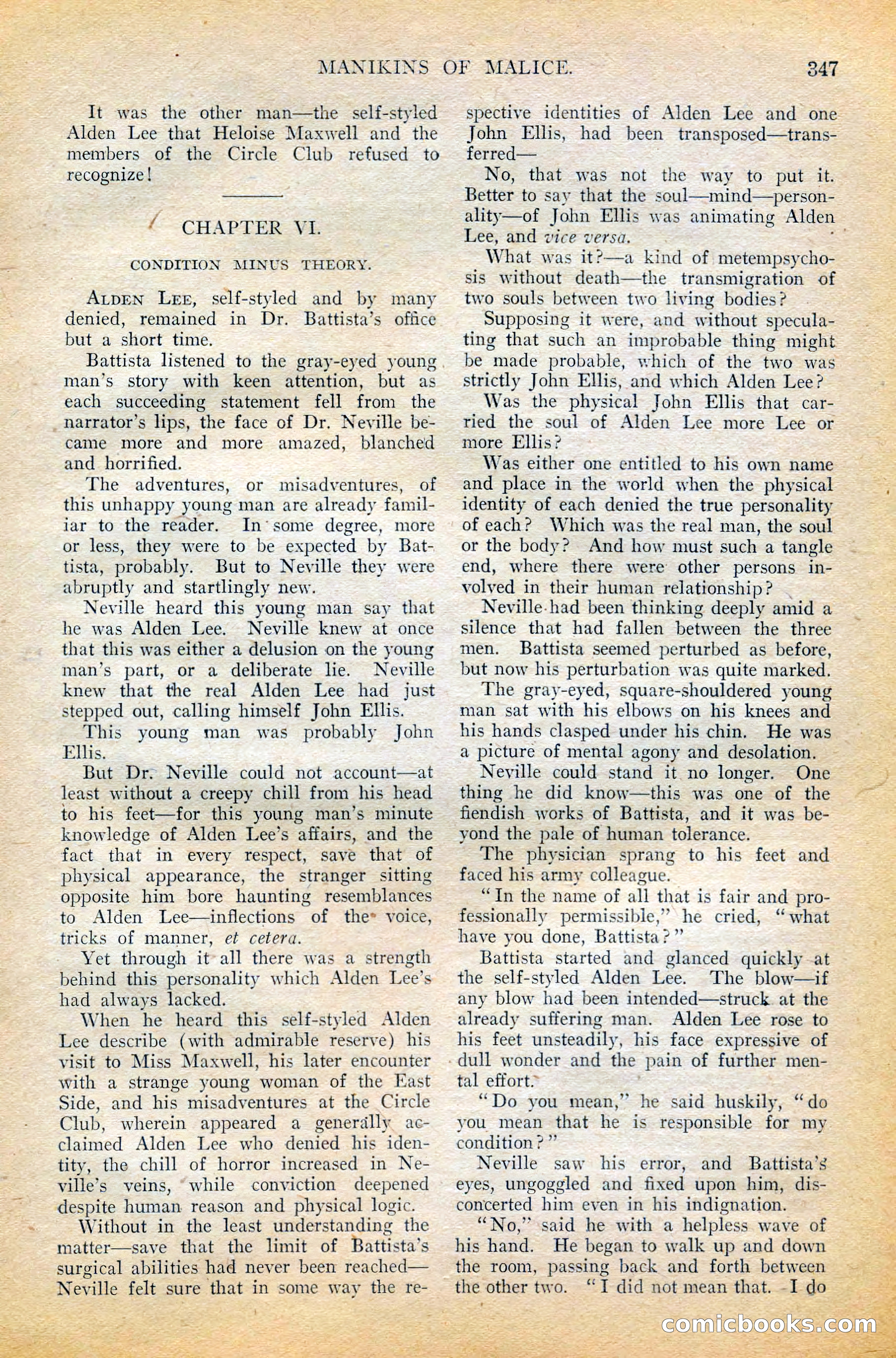 The All-Story Magazine, February 1912 — page 171 of 226