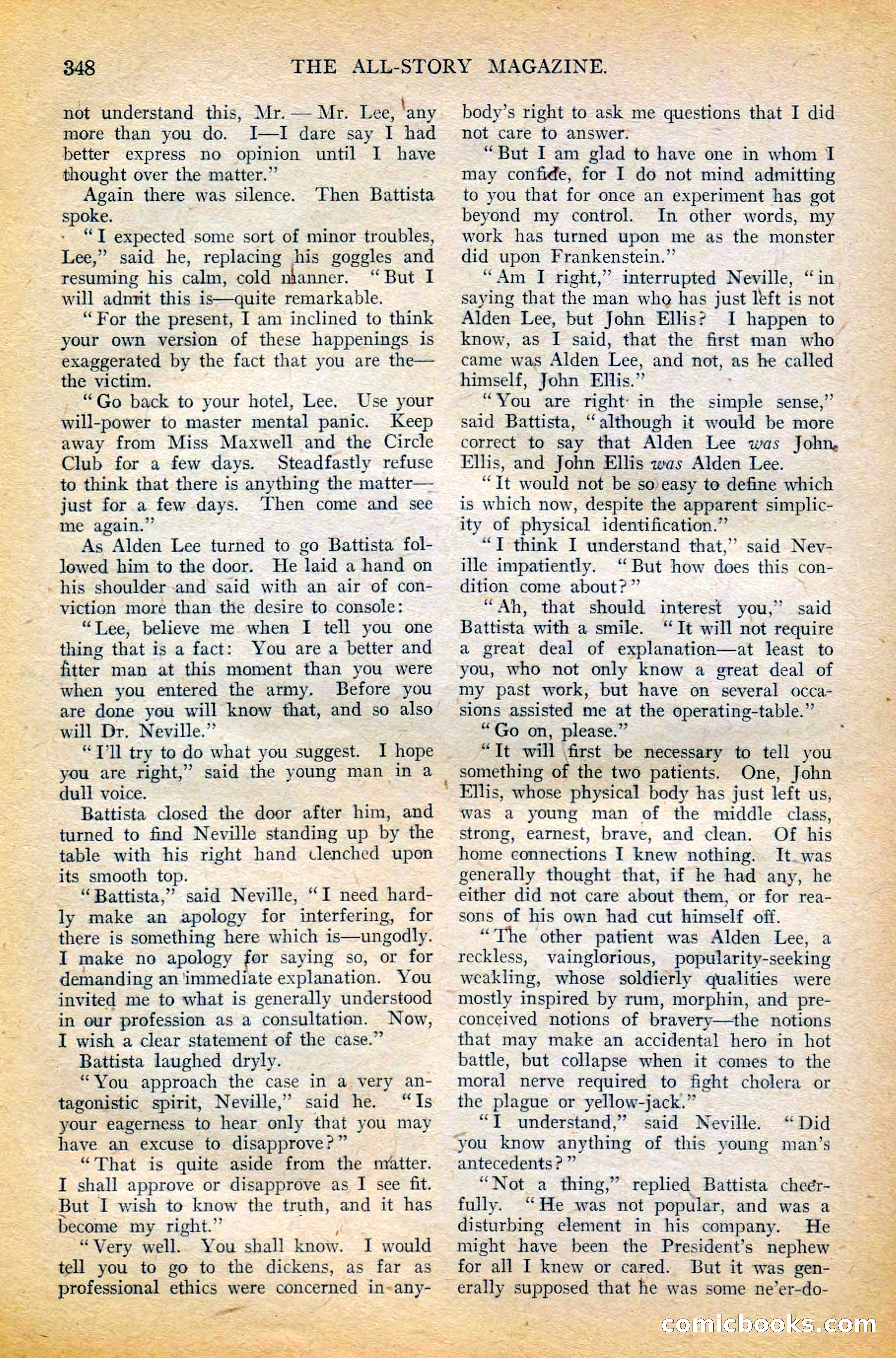 The All-Story Magazine, February 1912 — page 172 of 226