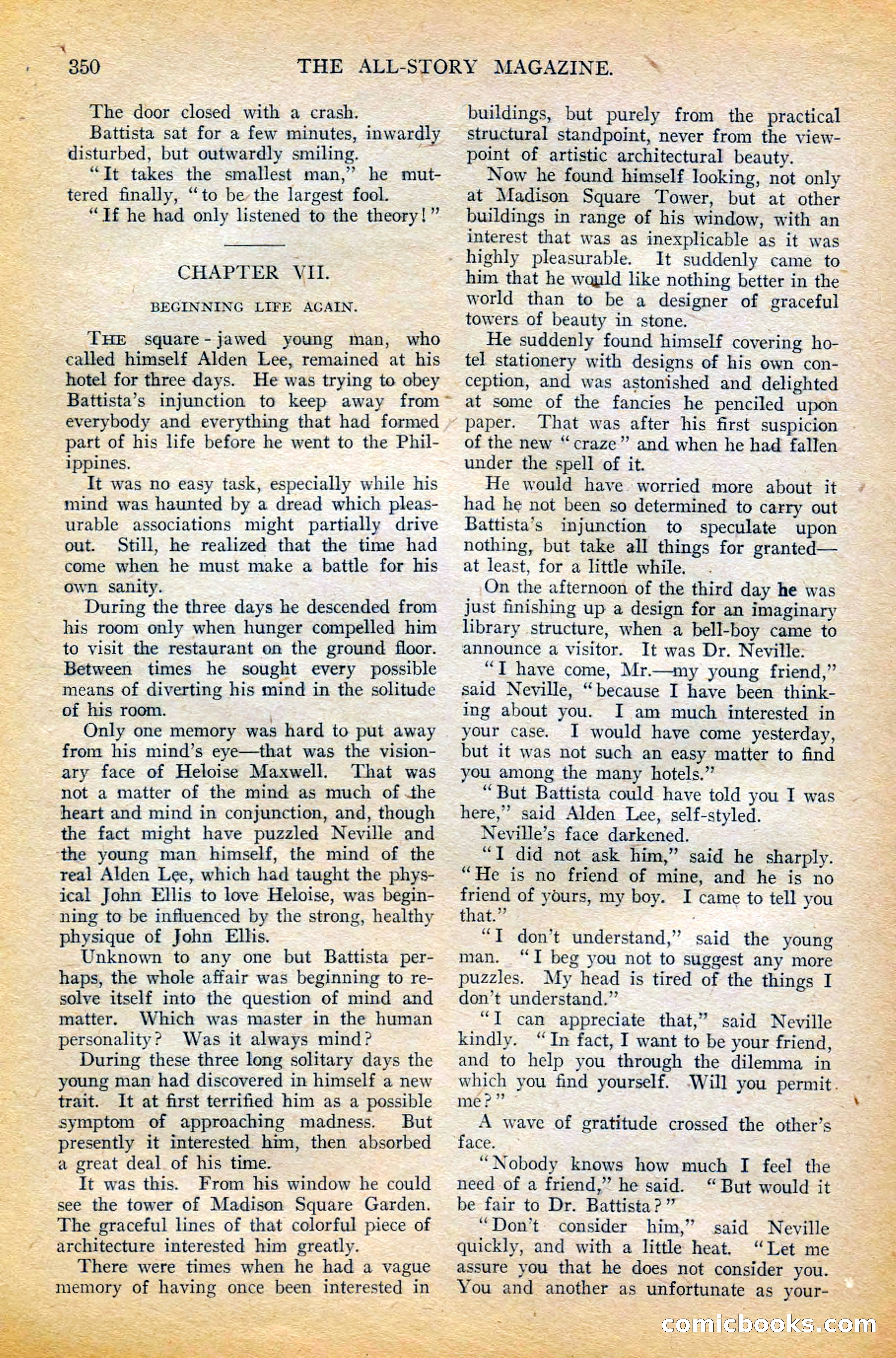 The All-Story Magazine, February 1912 — page 174 of 226