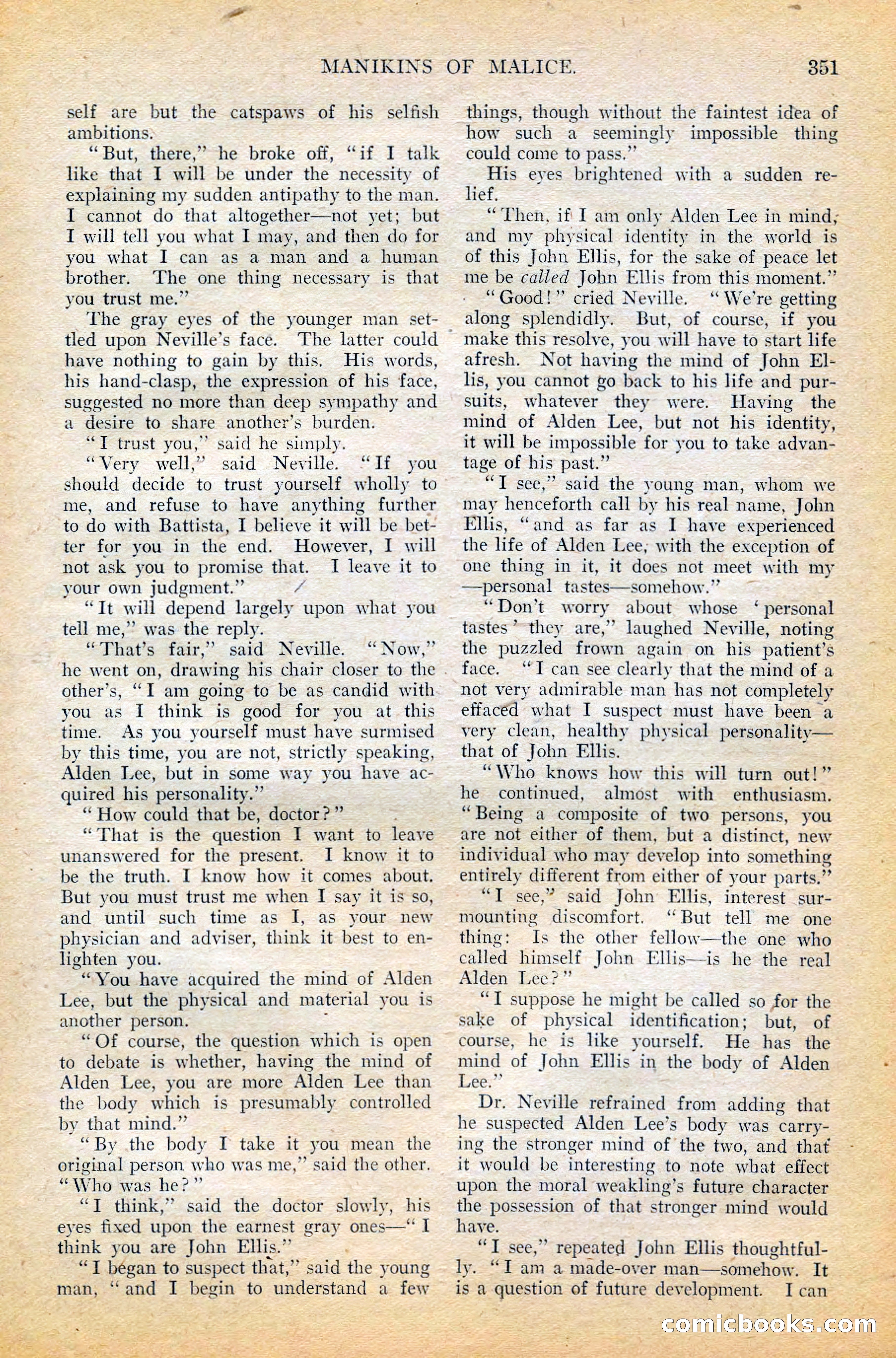 The All-Story Magazine, February 1912 — page 175 of 226