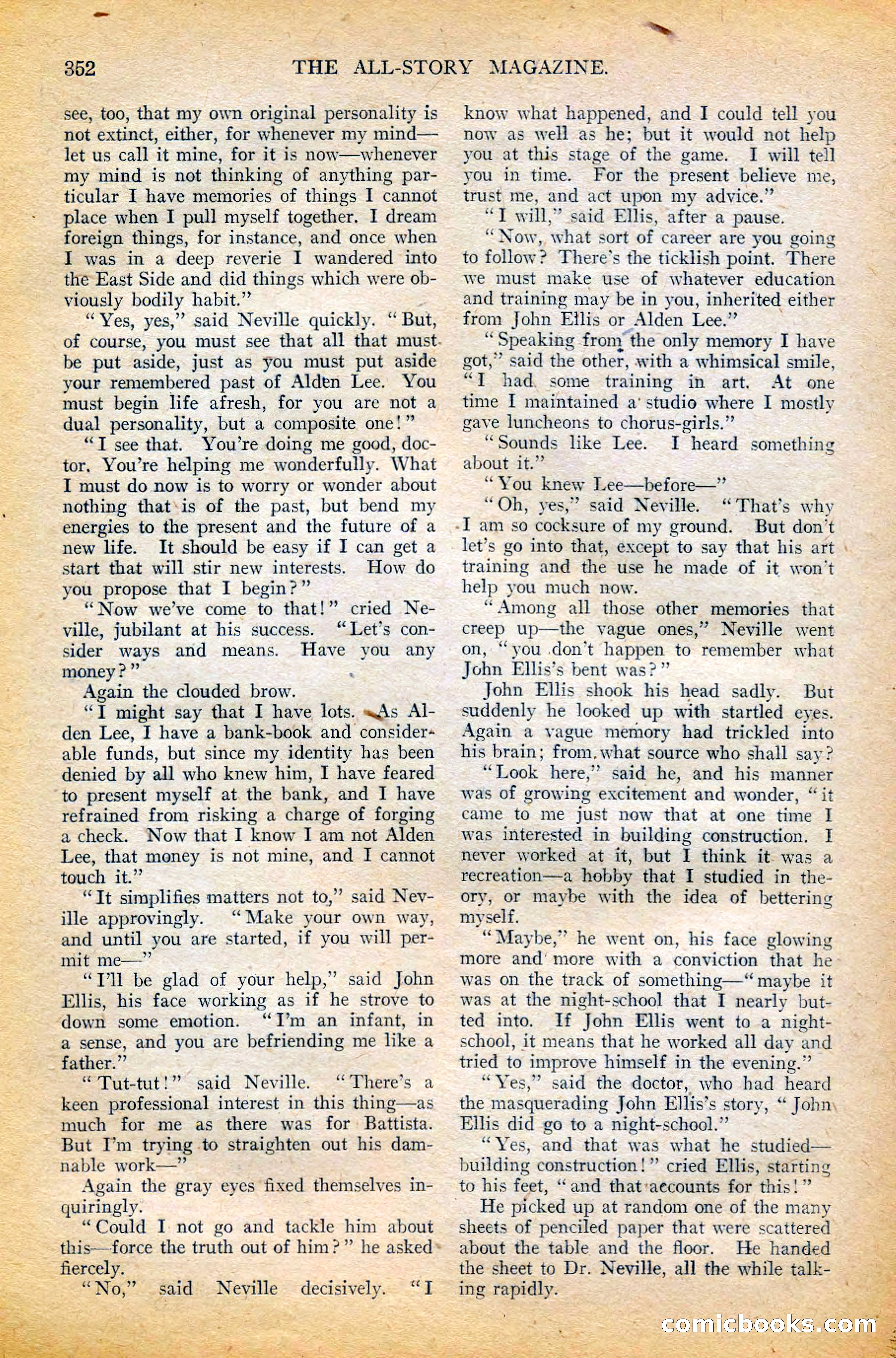 The All-Story Magazine, February 1912 — page 176 of 226
