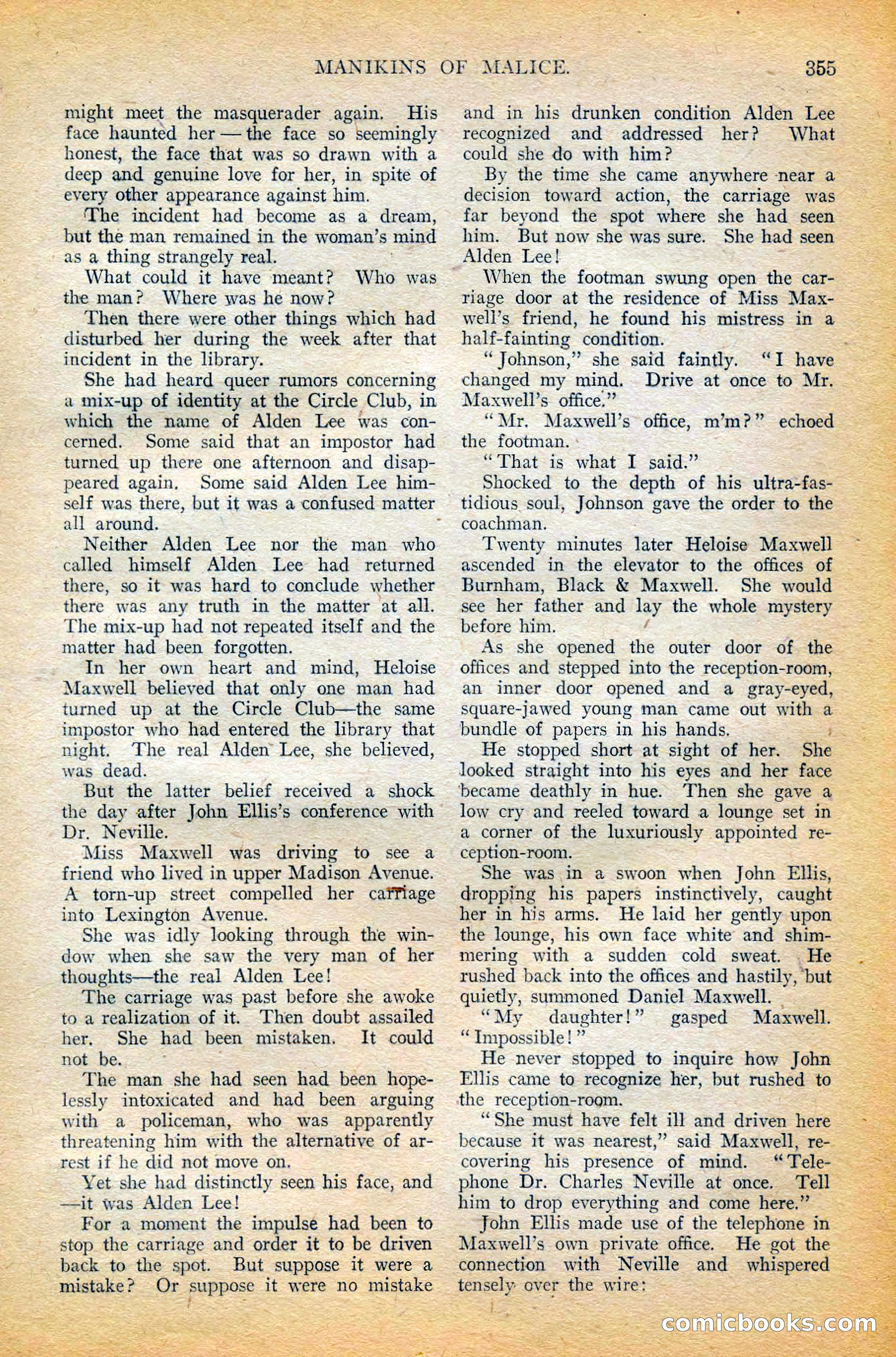 The All-Story Magazine, February 1912 — page 179 of 226