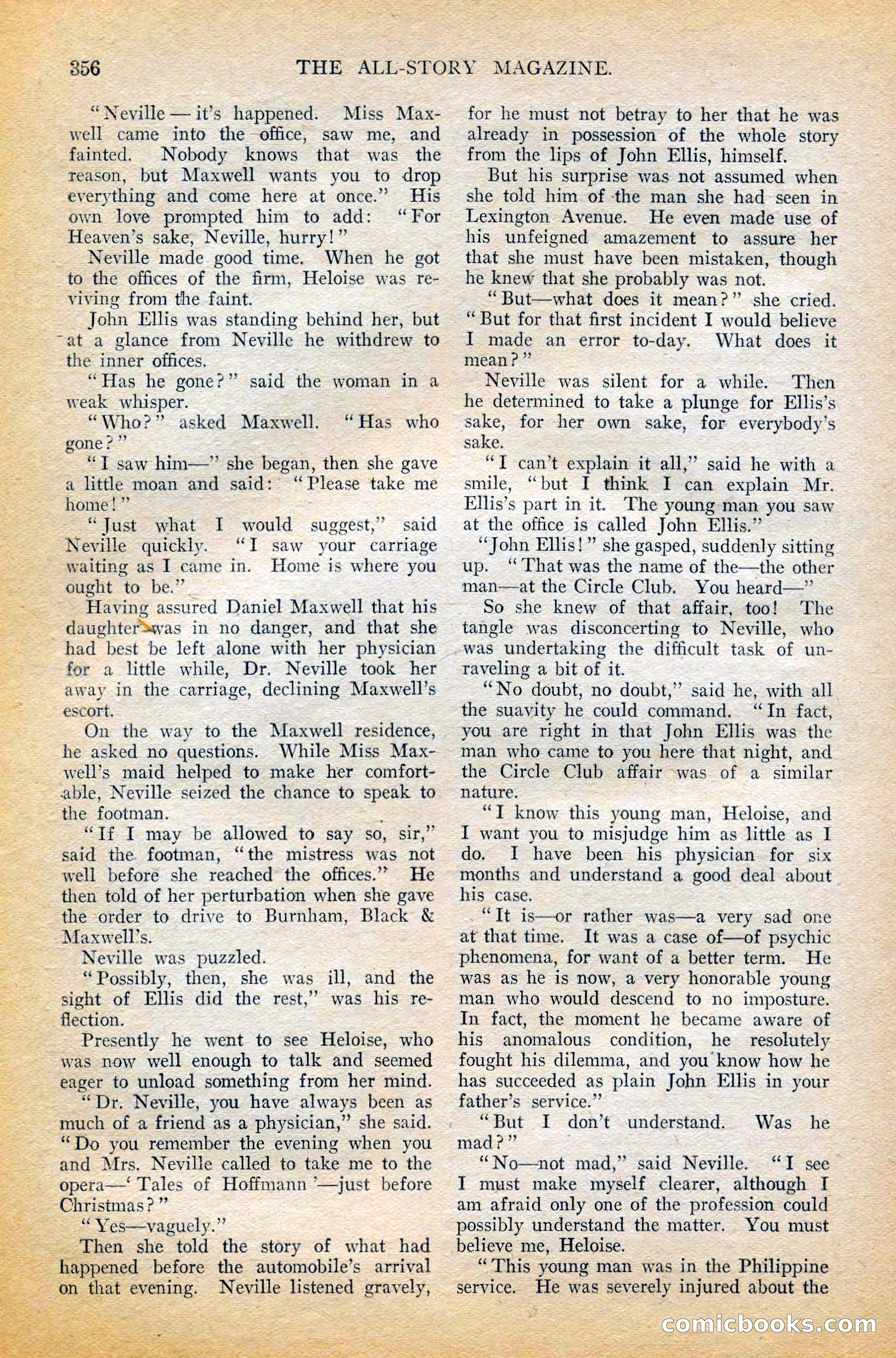 The All-Story Magazine, February 1912 — page 180 of 226