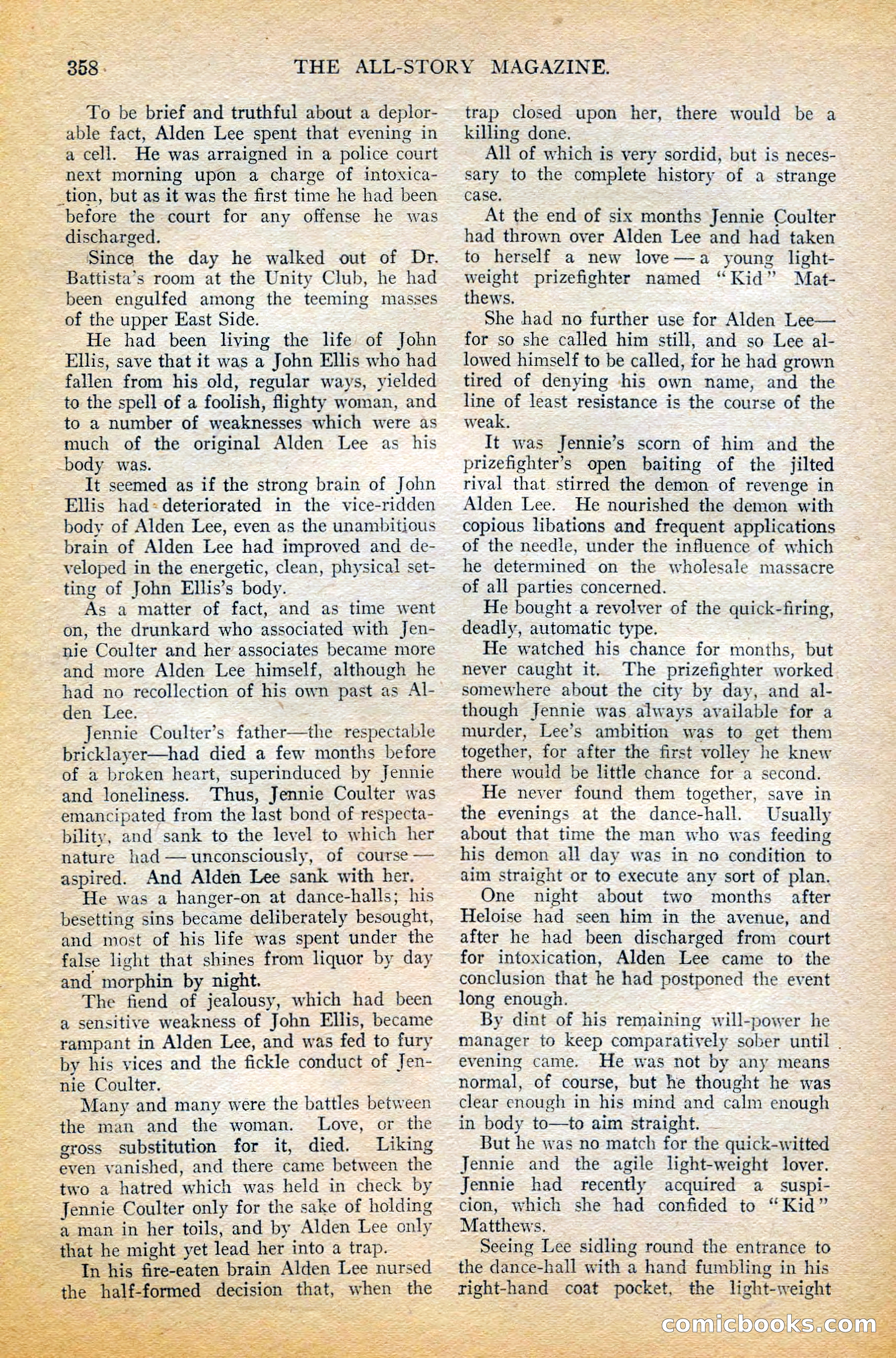 The All-Story Magazine, February 1912 — page 182 of 226