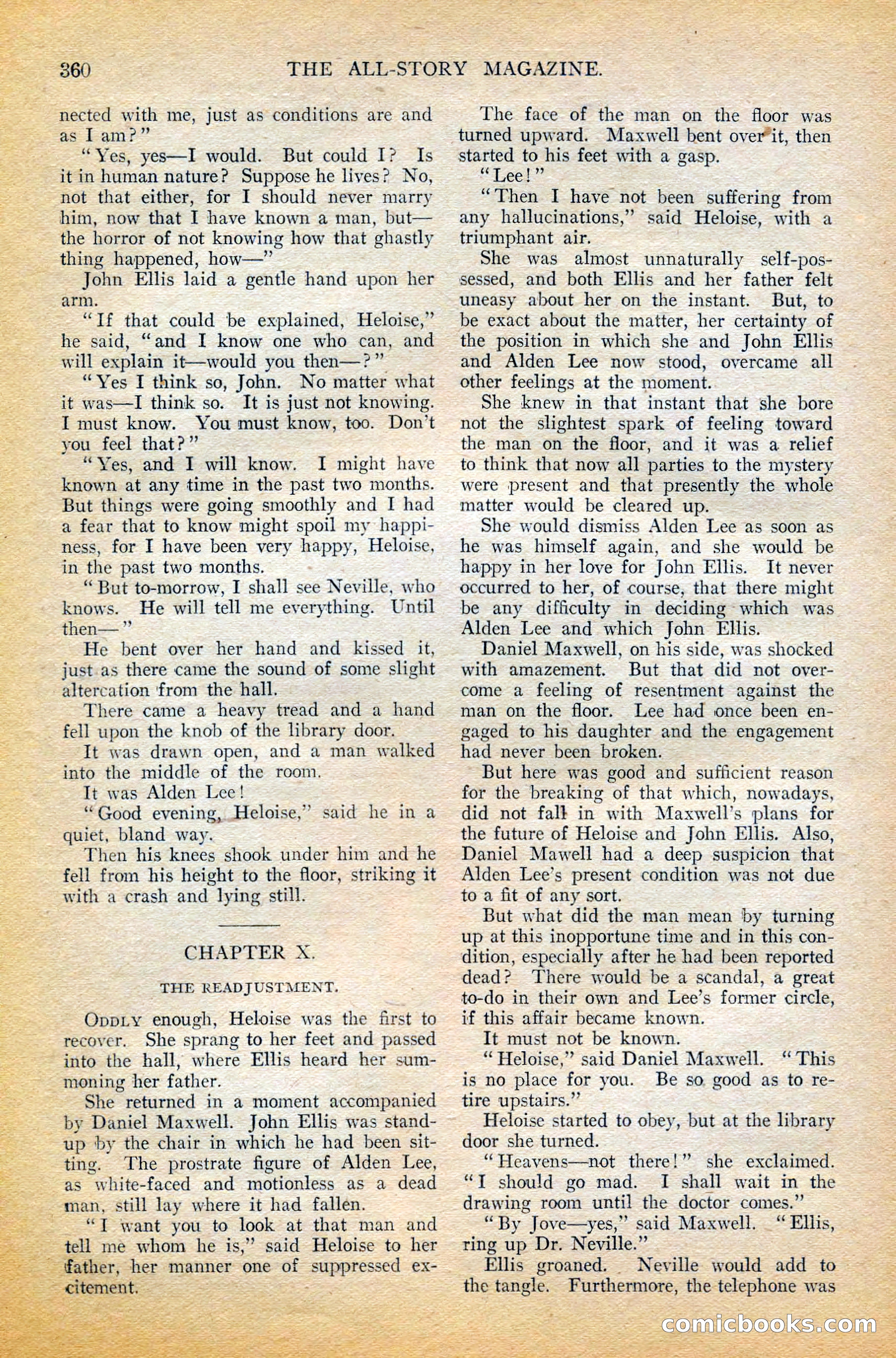 The All-Story Magazine, February 1912 — page 184 of 226