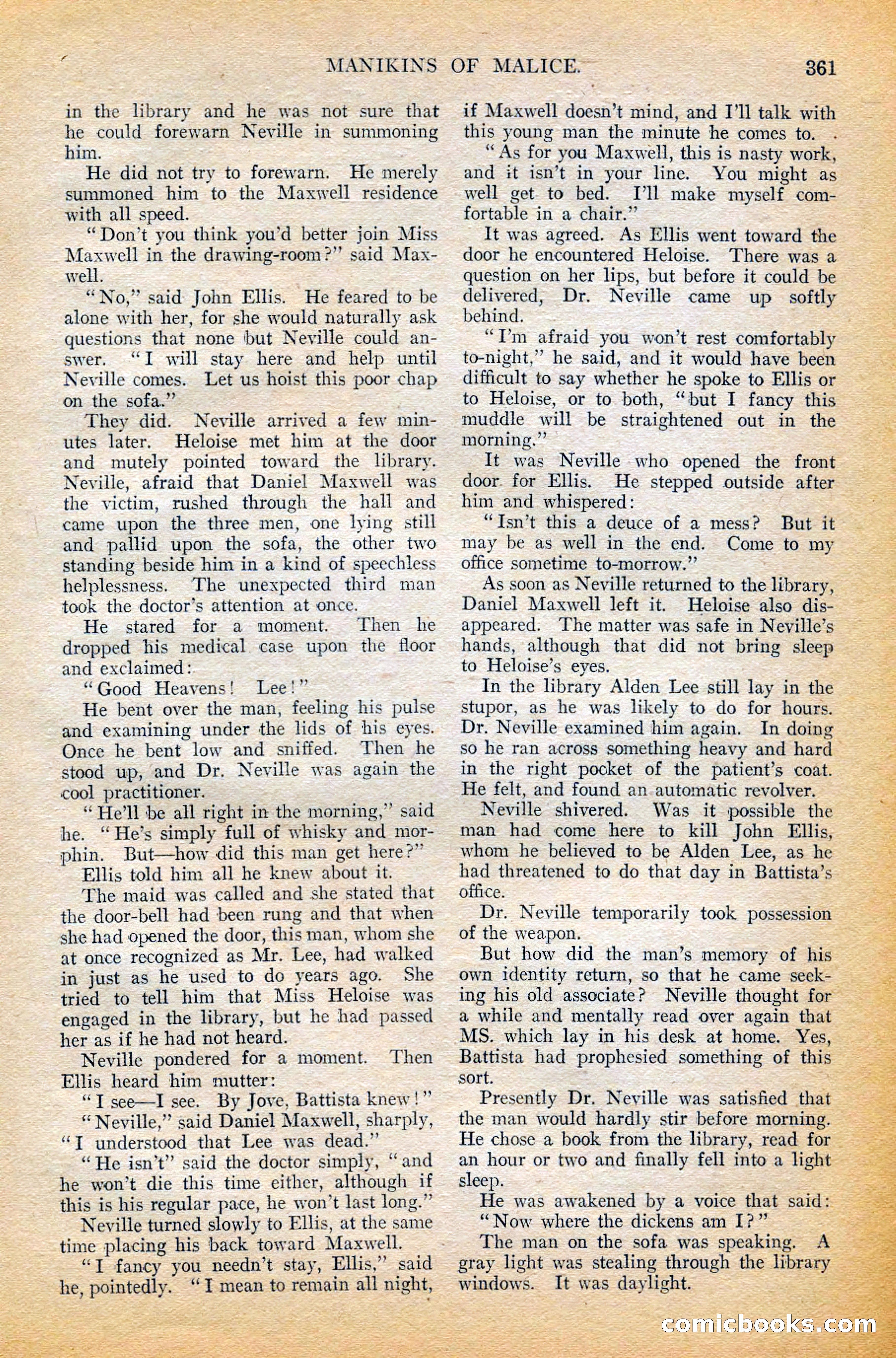 The All-Story Magazine, February 1912 — page 185 of 226
