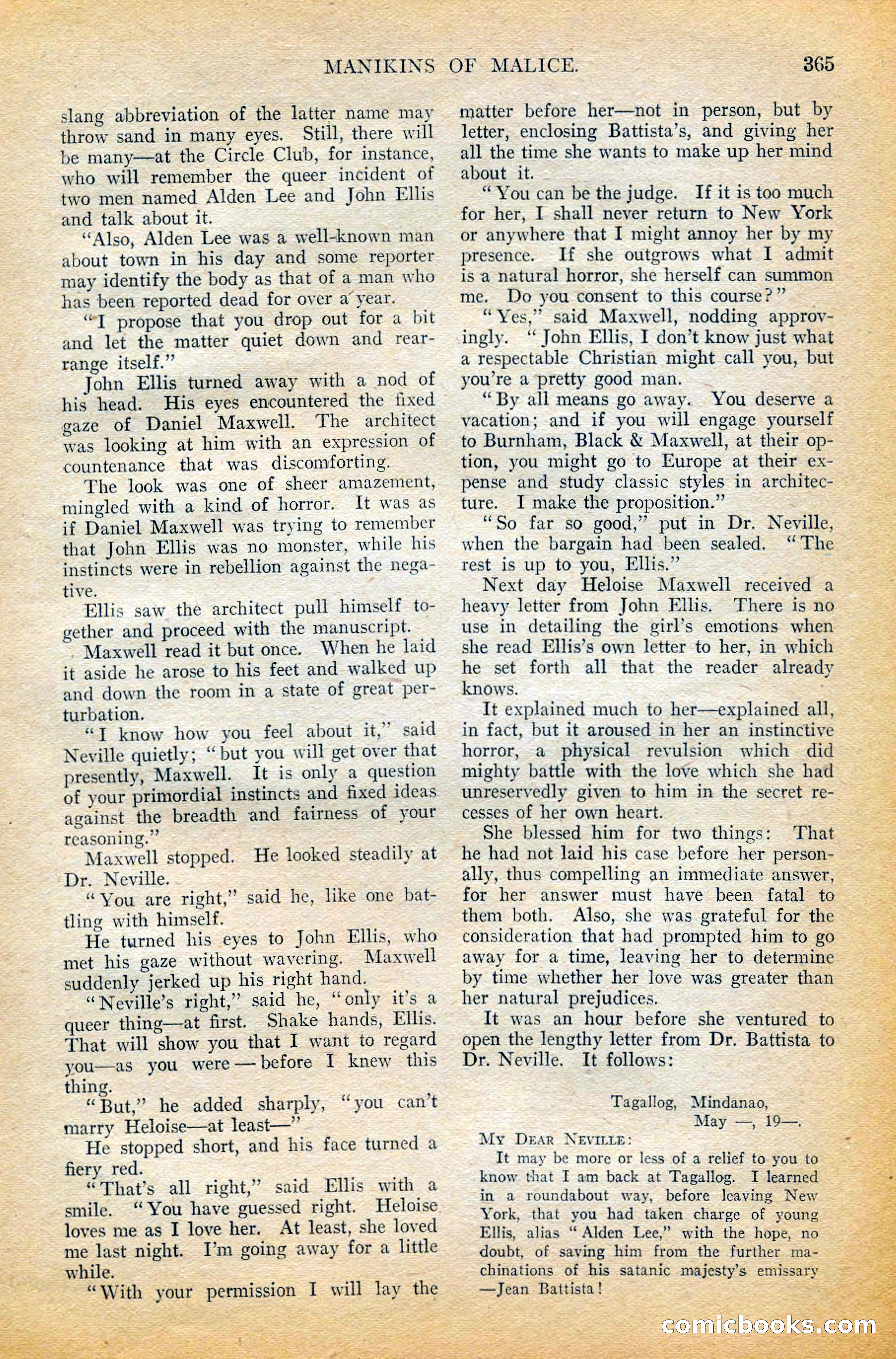 The All-Story Magazine, February 1912 — page 189 of 226