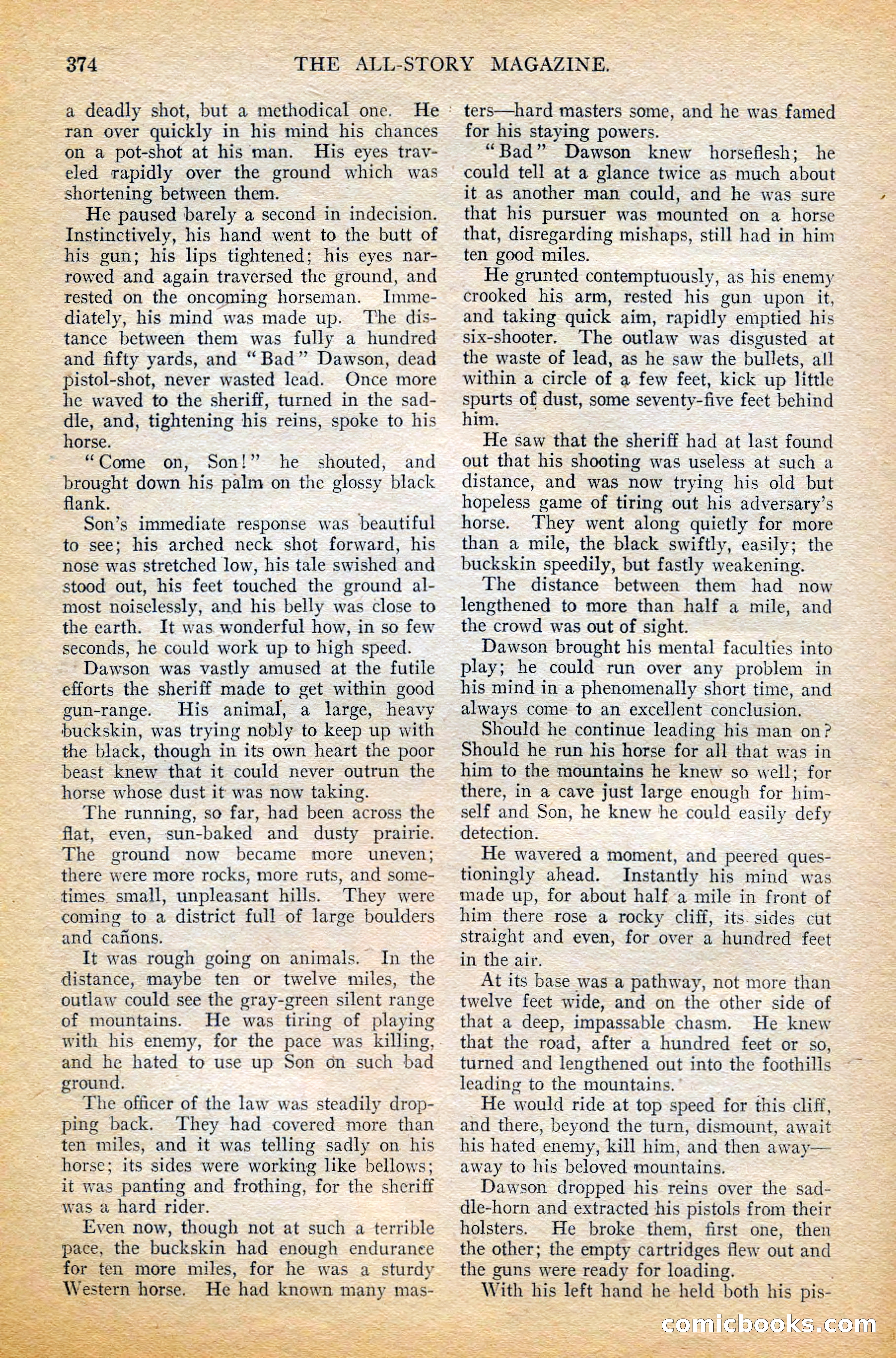 The All-Story Magazine, February 1912 — page 198 of 226