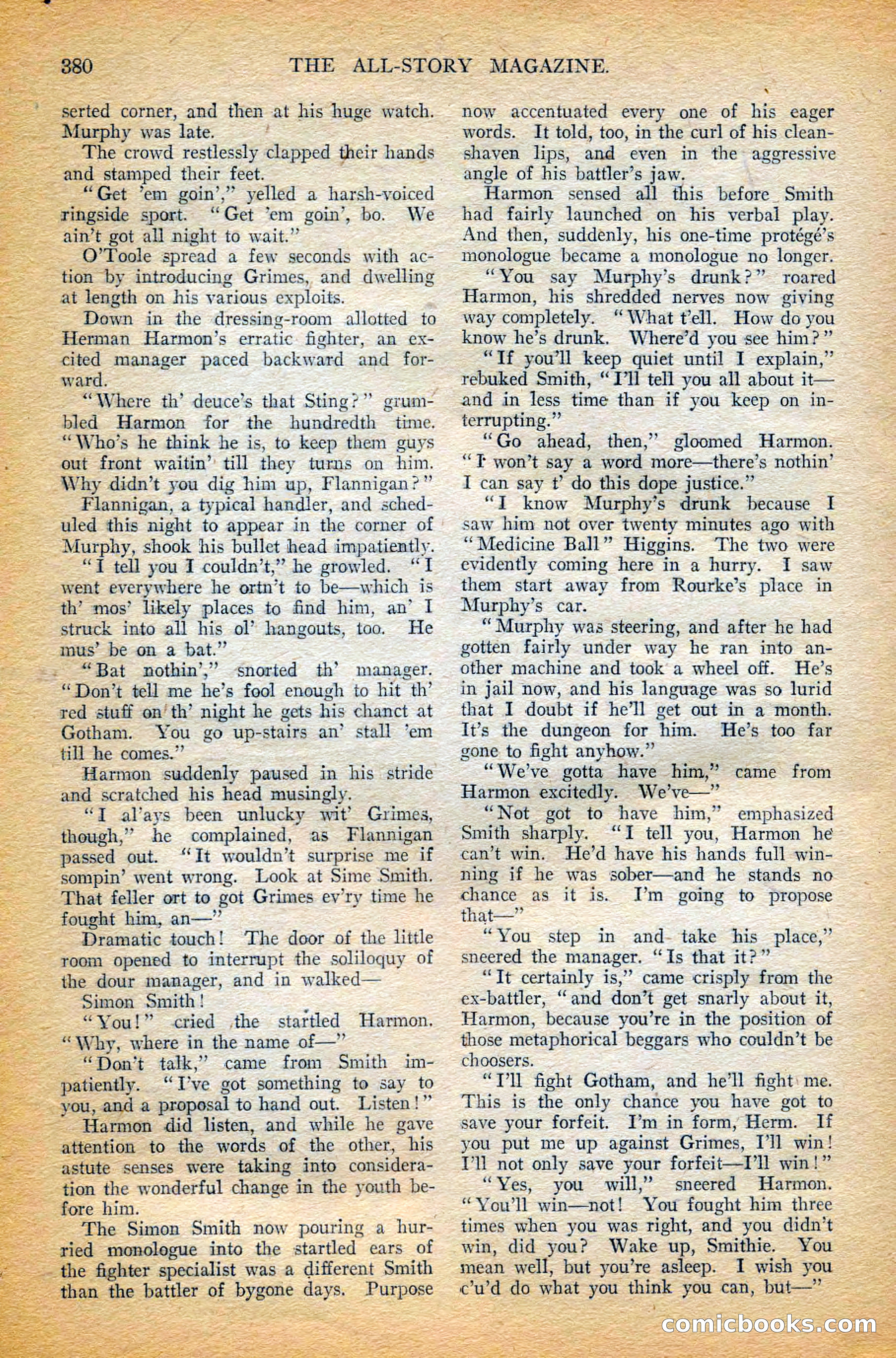 The All-Story Magazine, February 1912 — page 204 of 226