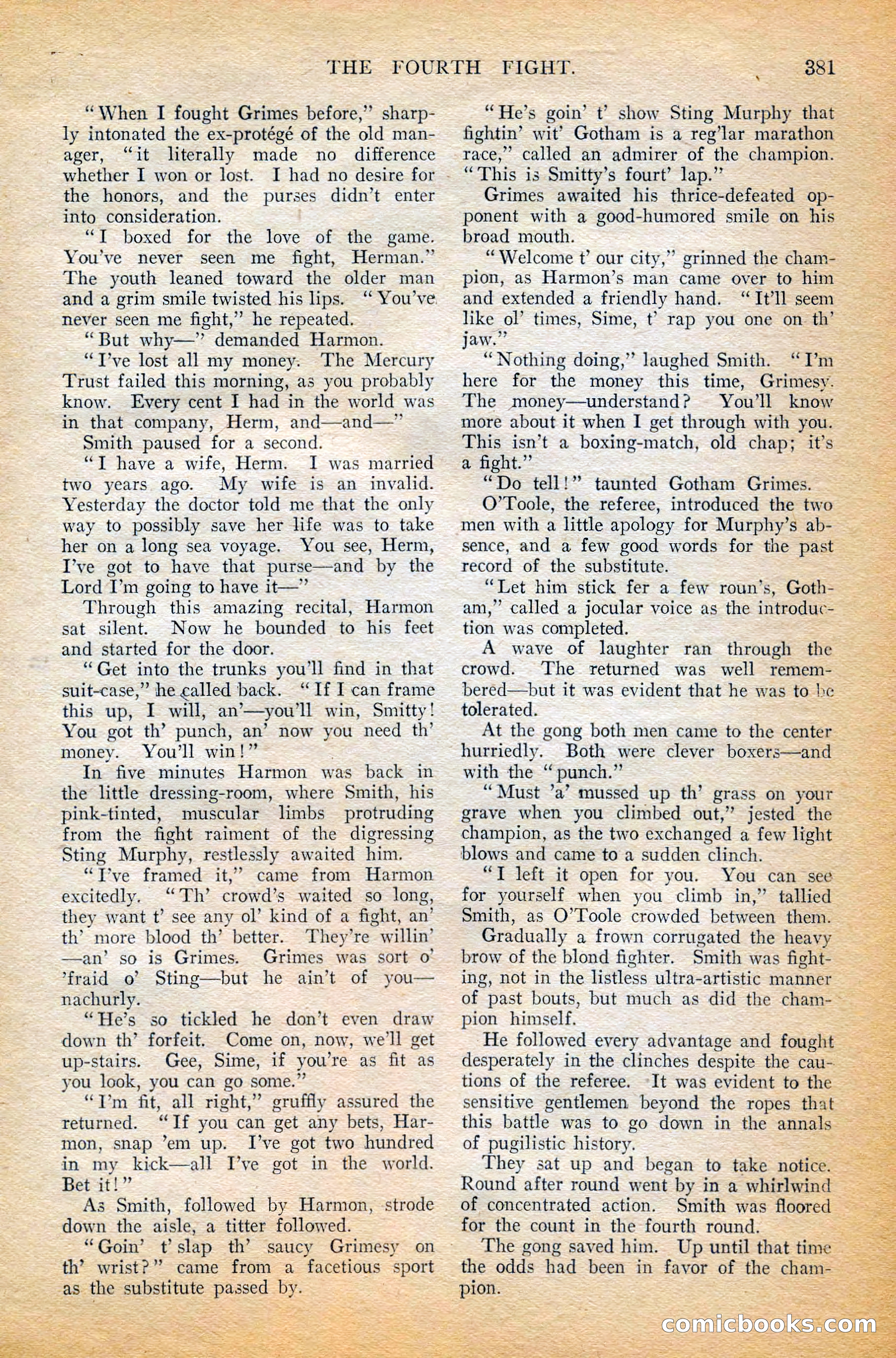 The All-Story Magazine, February 1912 — page 205 of 226