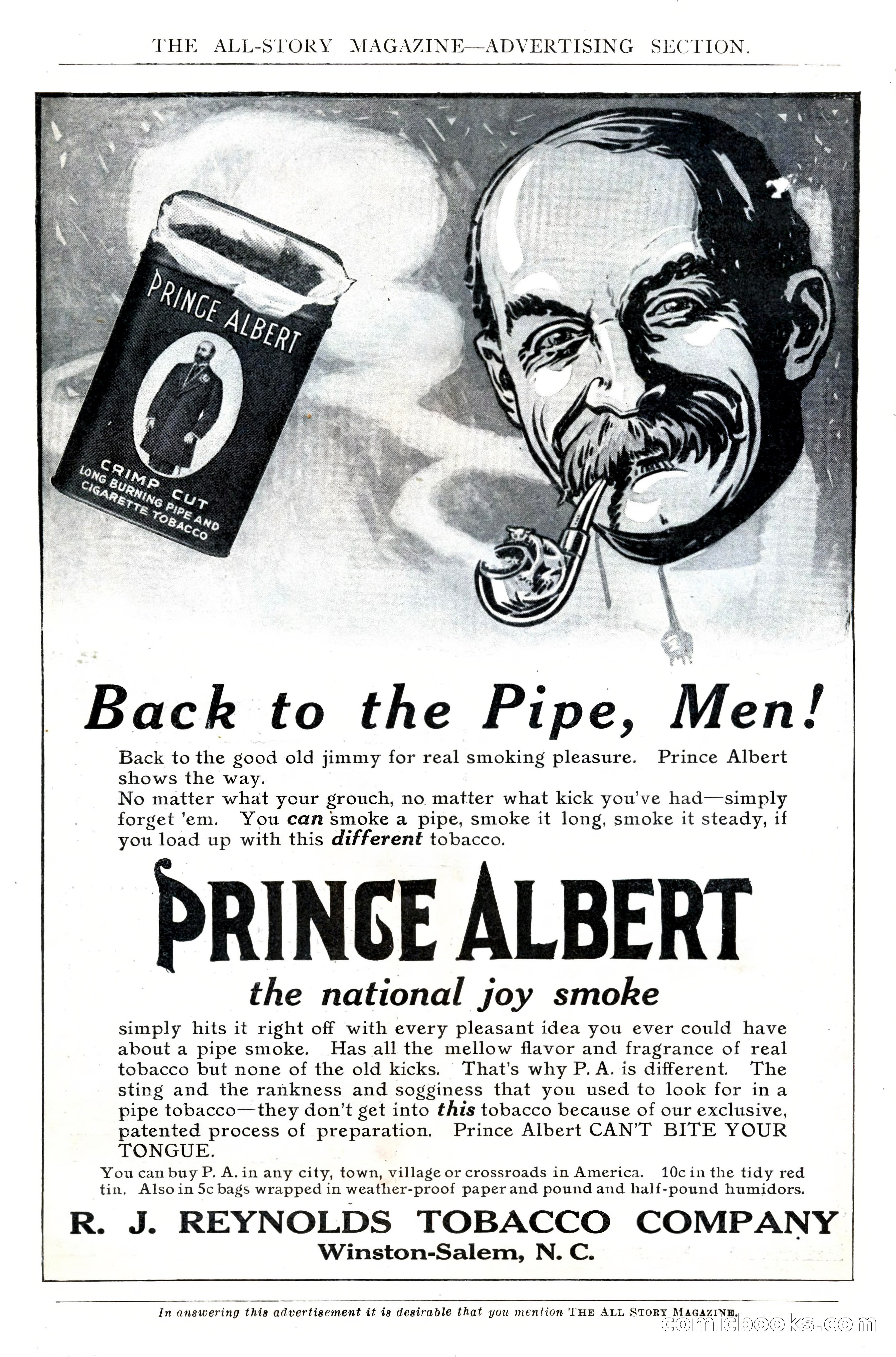 The All-Story Magazine, February 1912 — page 216 of 226