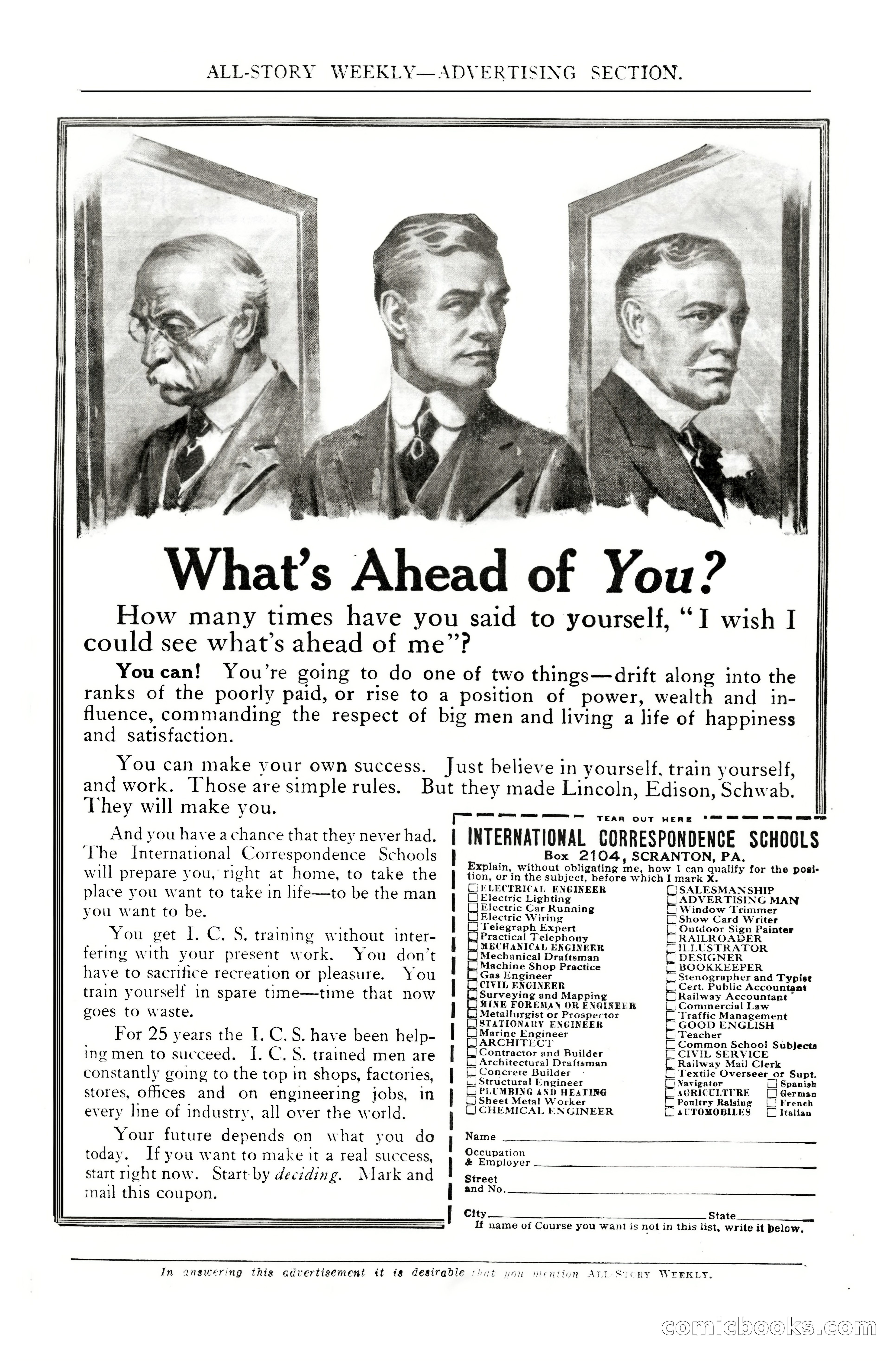 All-Story Weekly, April 28, 1917 — page 3 of 184
