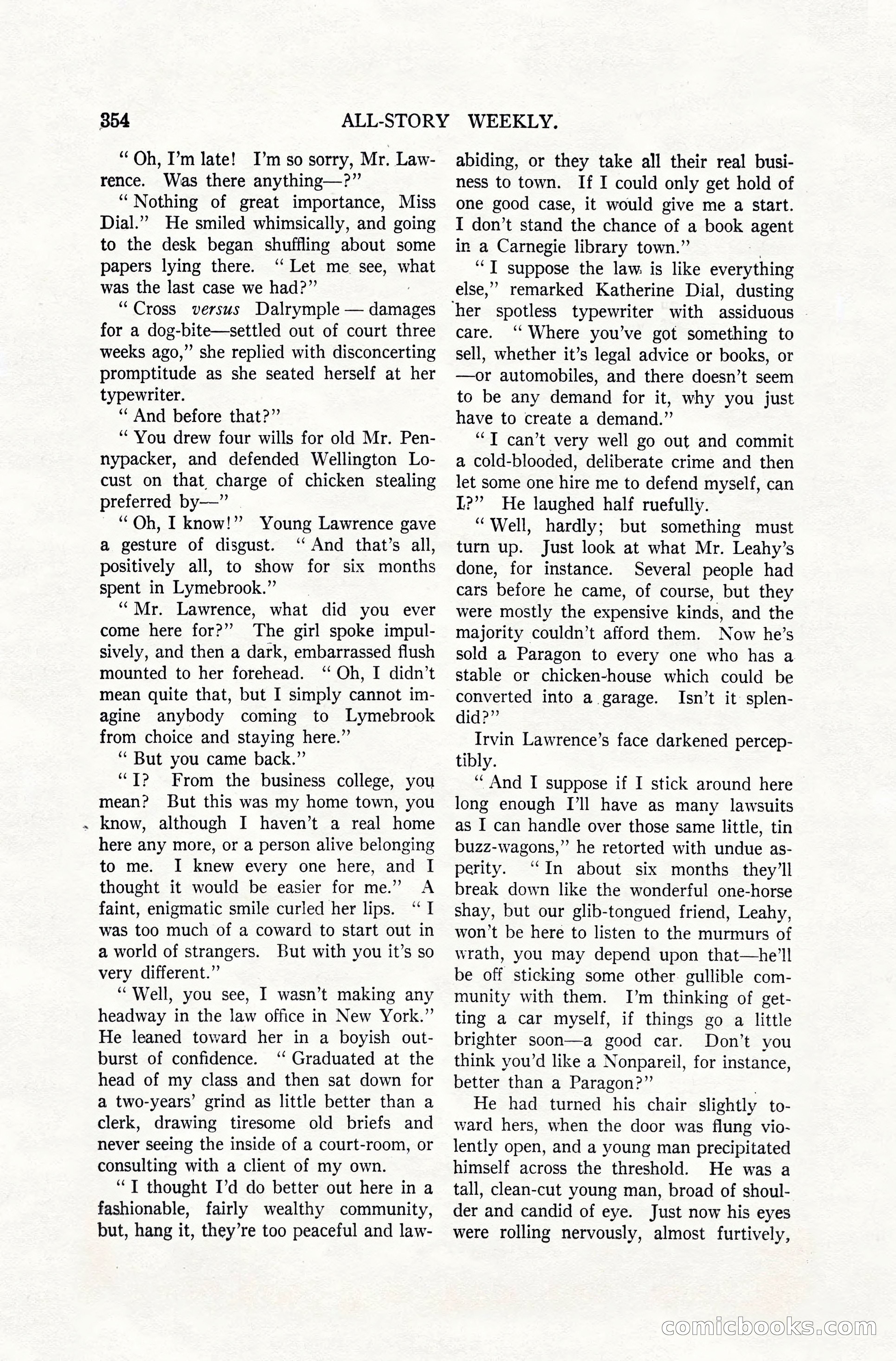 All-Story Weekly, April 28, 1917 — page 8 of 184