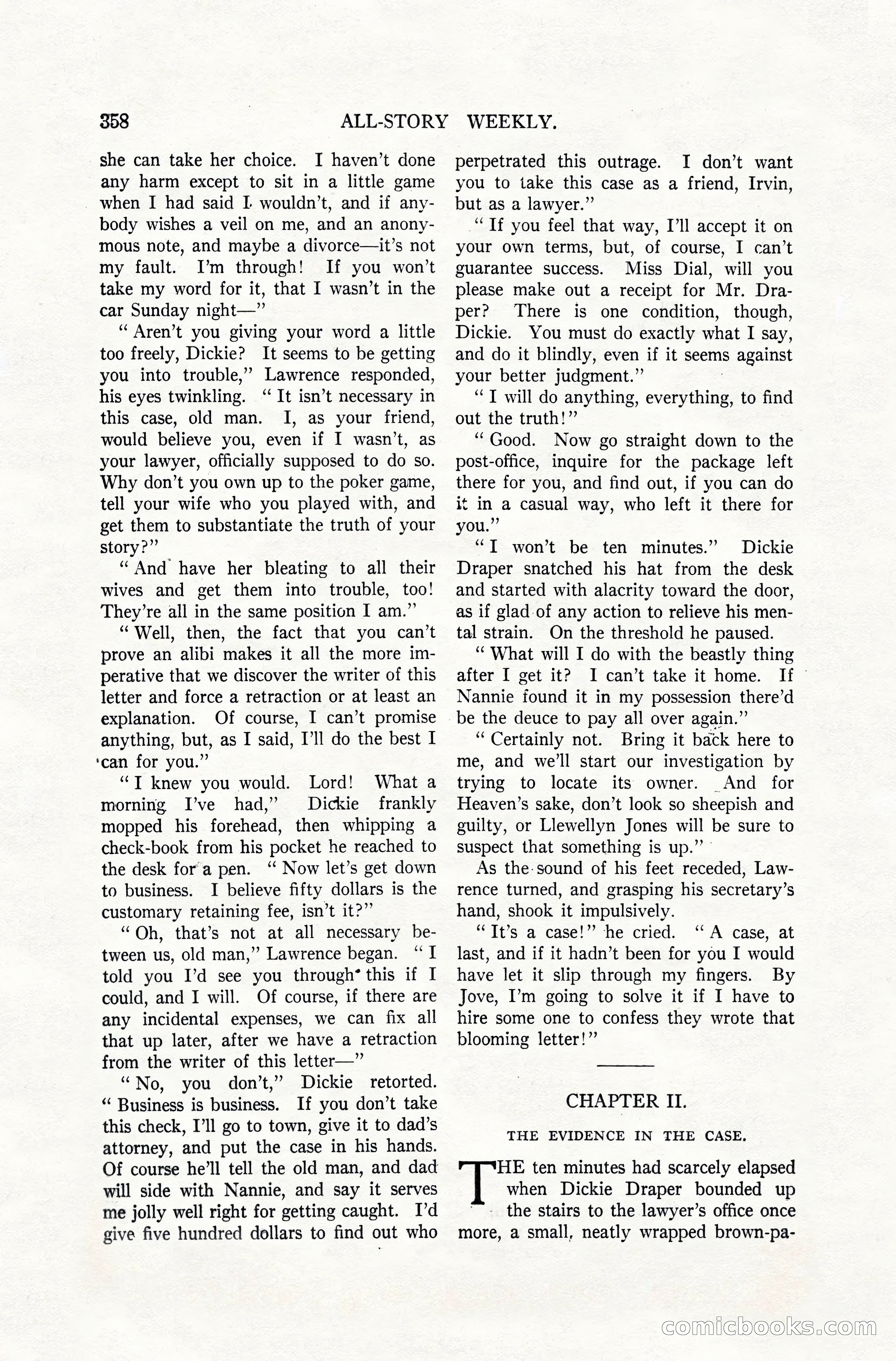 All-Story Weekly, April 28, 1917 — page 12 of 184