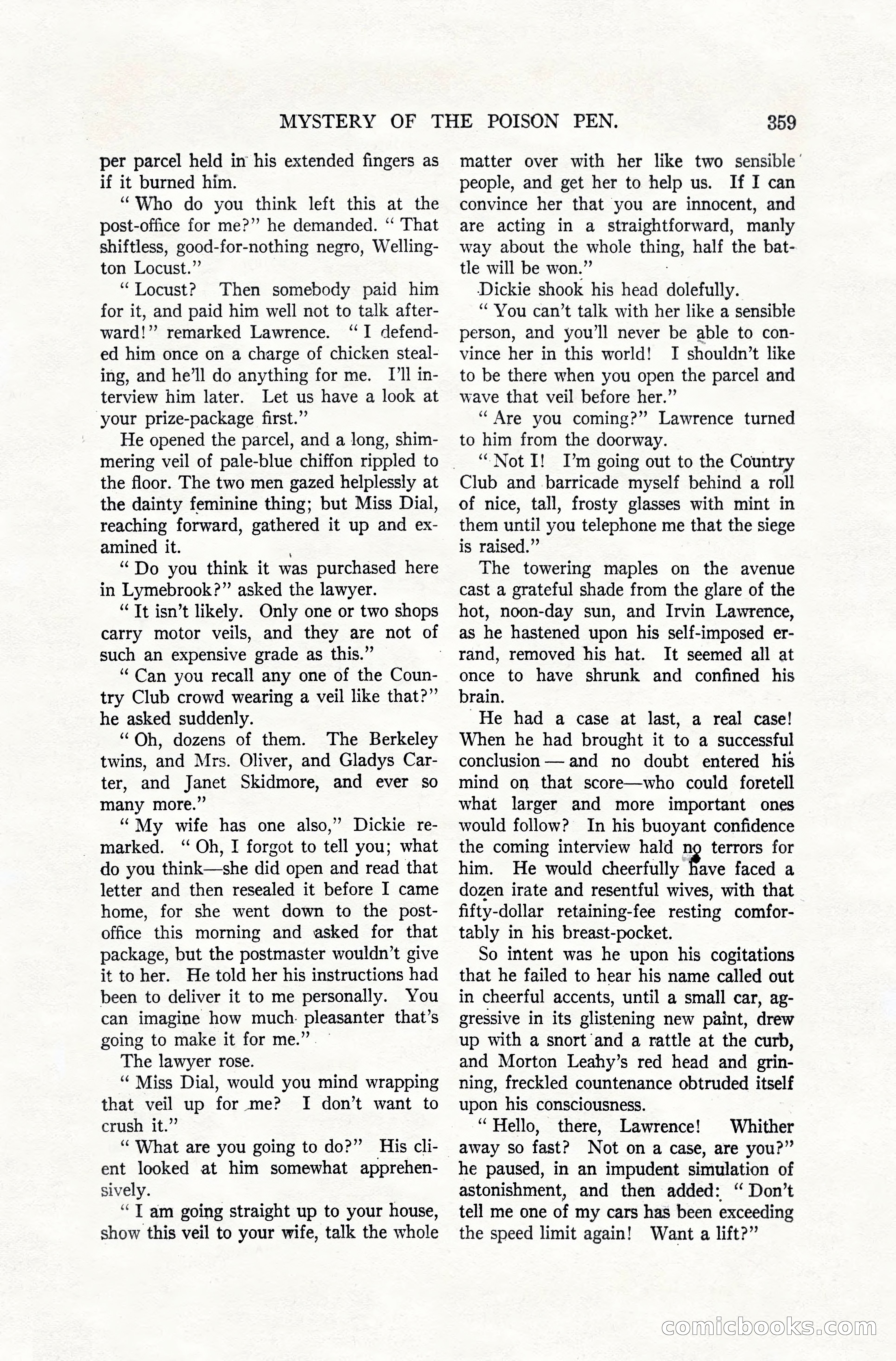 All-Story Weekly, April 28, 1917 — page 13 of 184