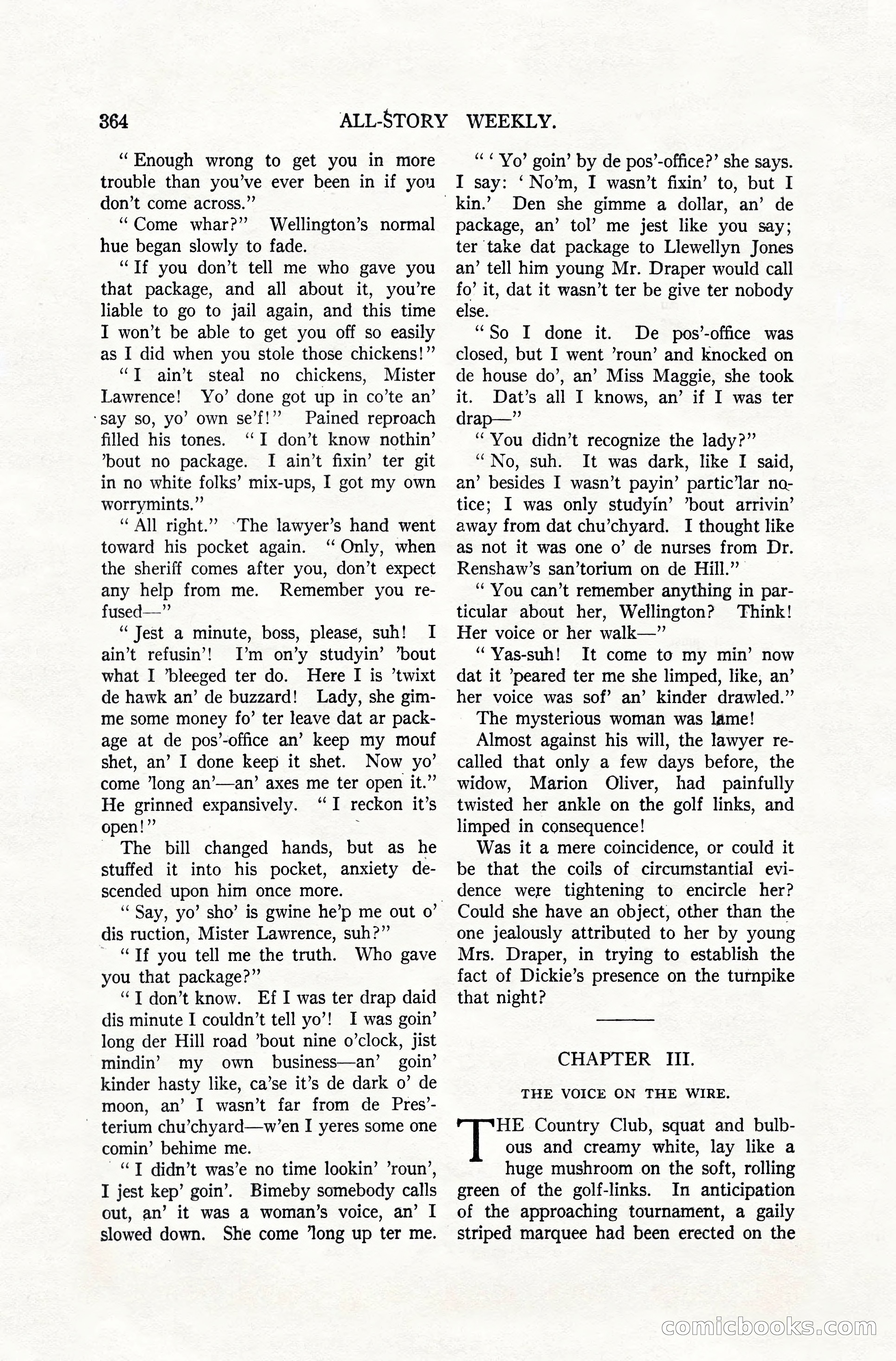 All-Story Weekly, April 28, 1917 — page 18 of 184