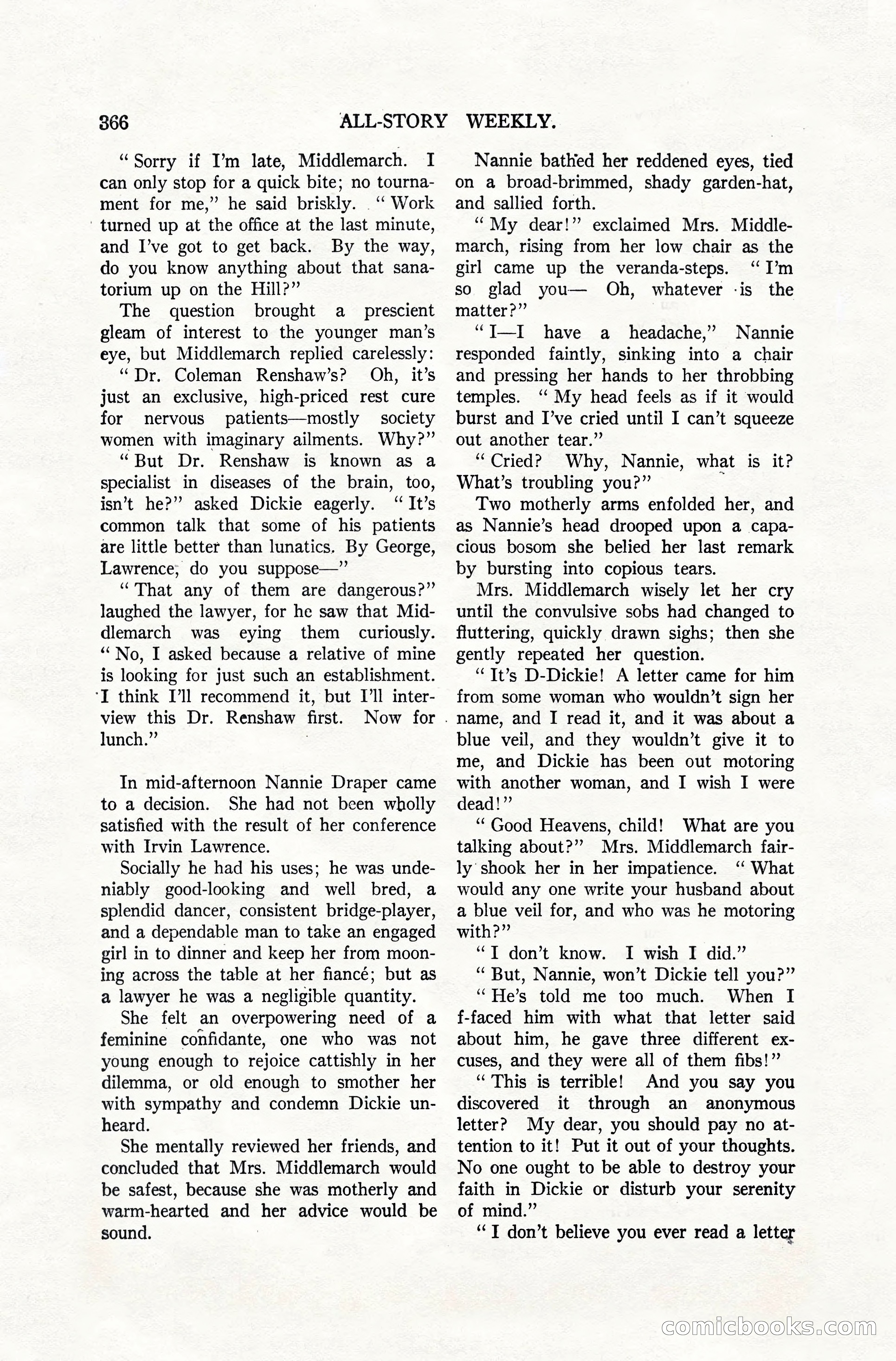 All-Story Weekly, April 28, 1917 — page 20 of 184