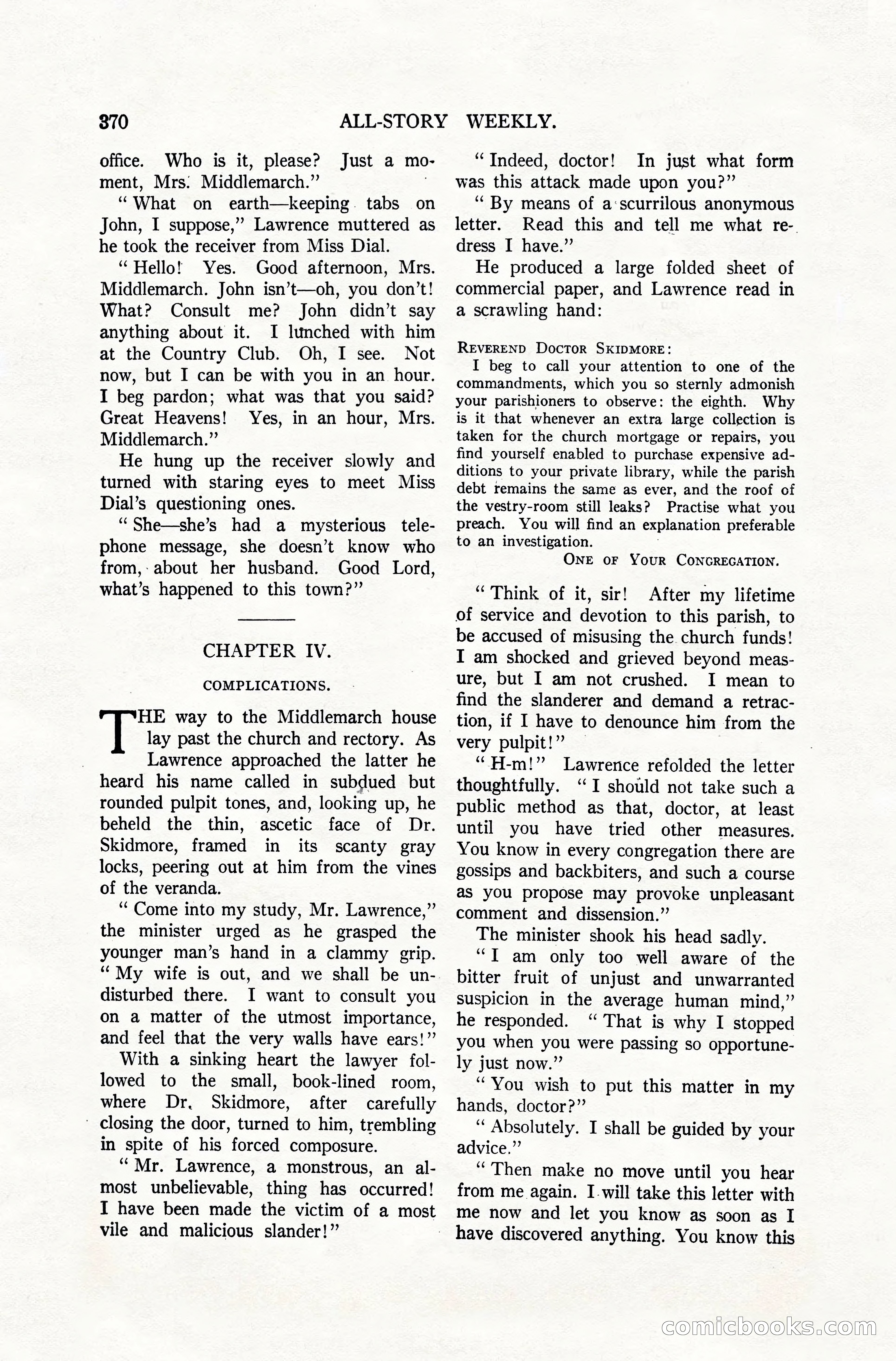 All-Story Weekly, April 28, 1917 — page 24 of 184