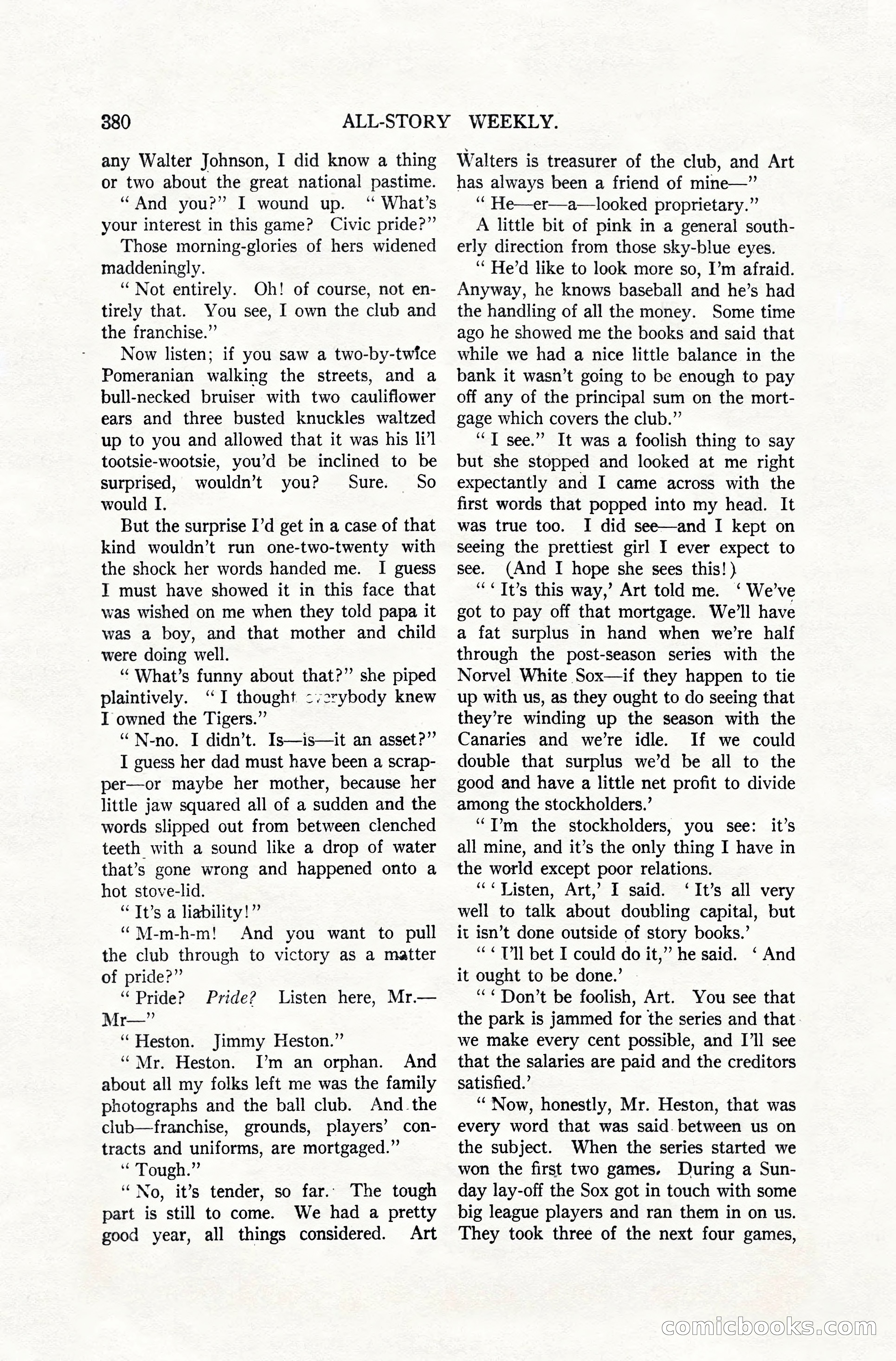 All-Story Weekly, April 28, 1917 — page 34 of 184