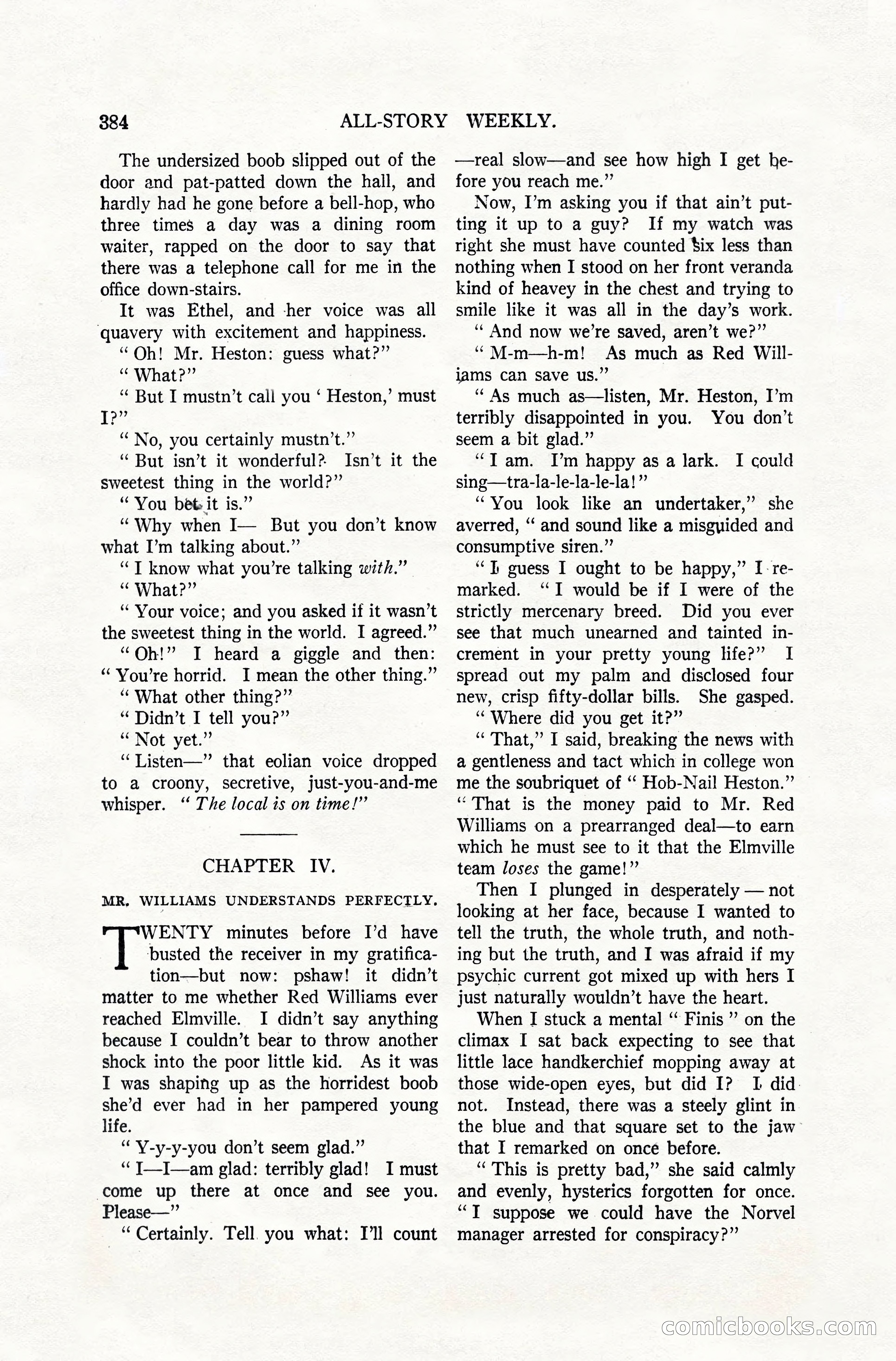 All-Story Weekly, April 28, 1917 — page 38 of 184