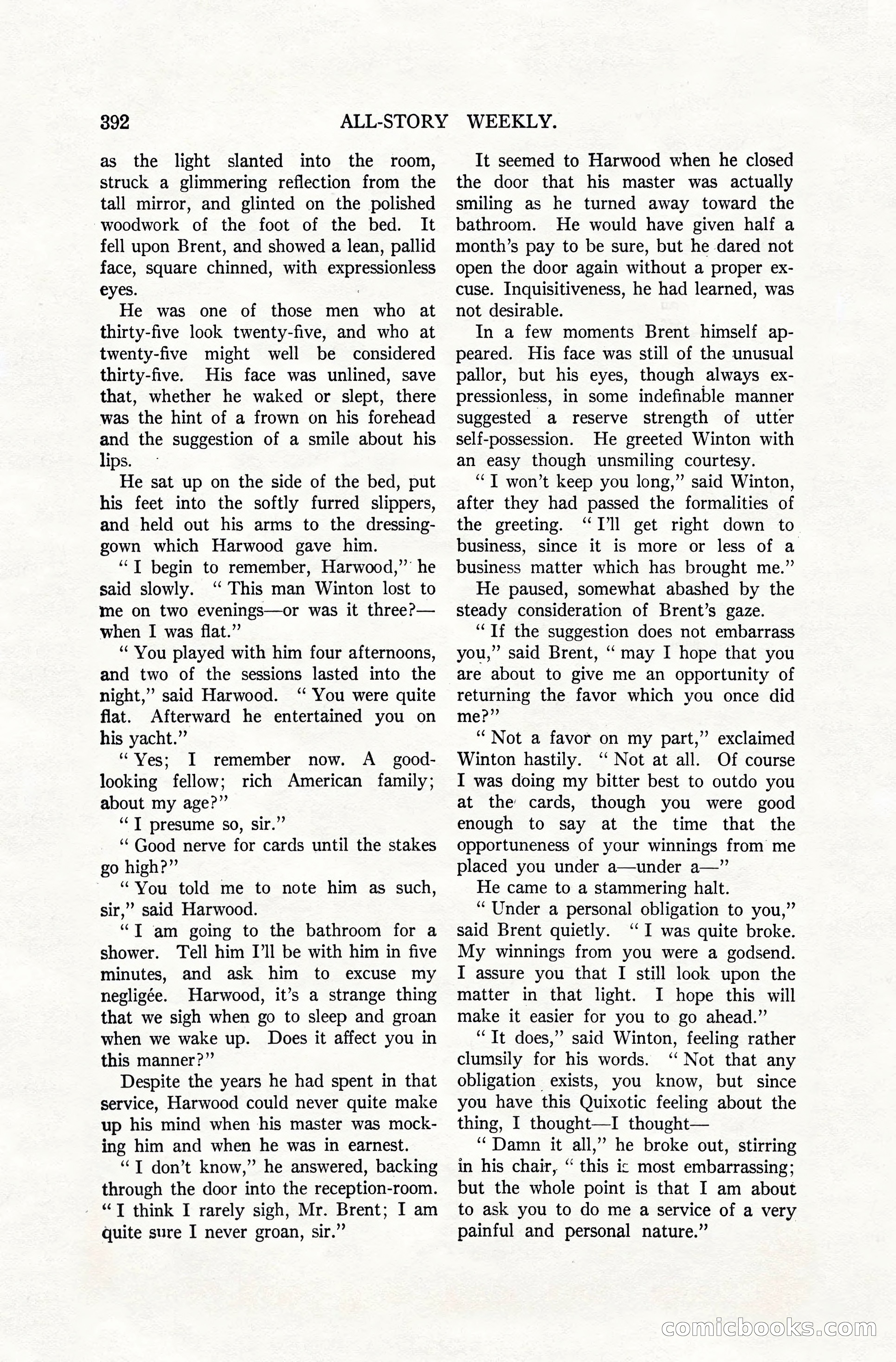 All-Story Weekly, April 28, 1917 — page 46 of 184