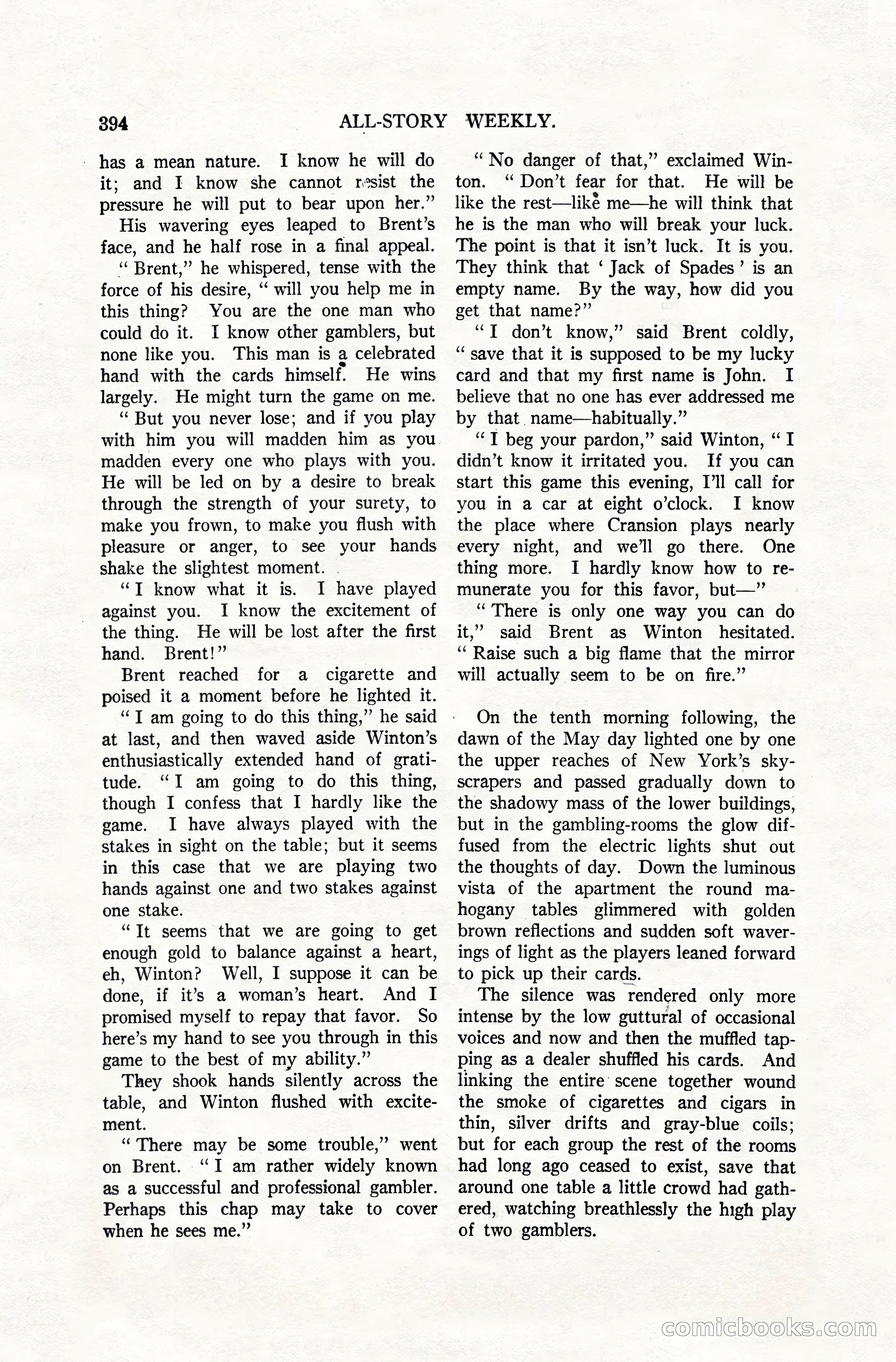 All-Story Weekly, April 28, 1917 — page 48 of 184
