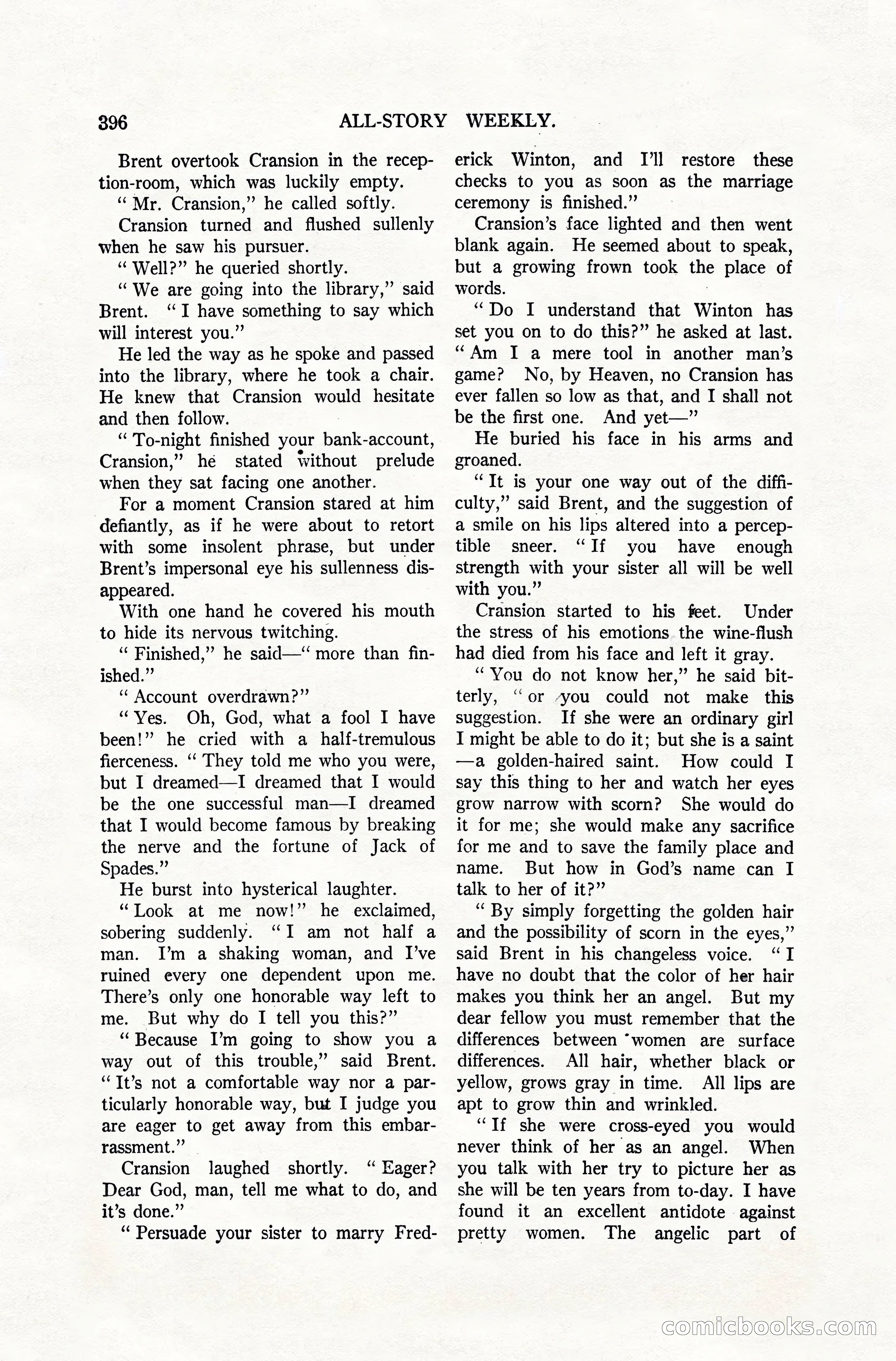 All-Story Weekly, April 28, 1917 — page 50 of 184