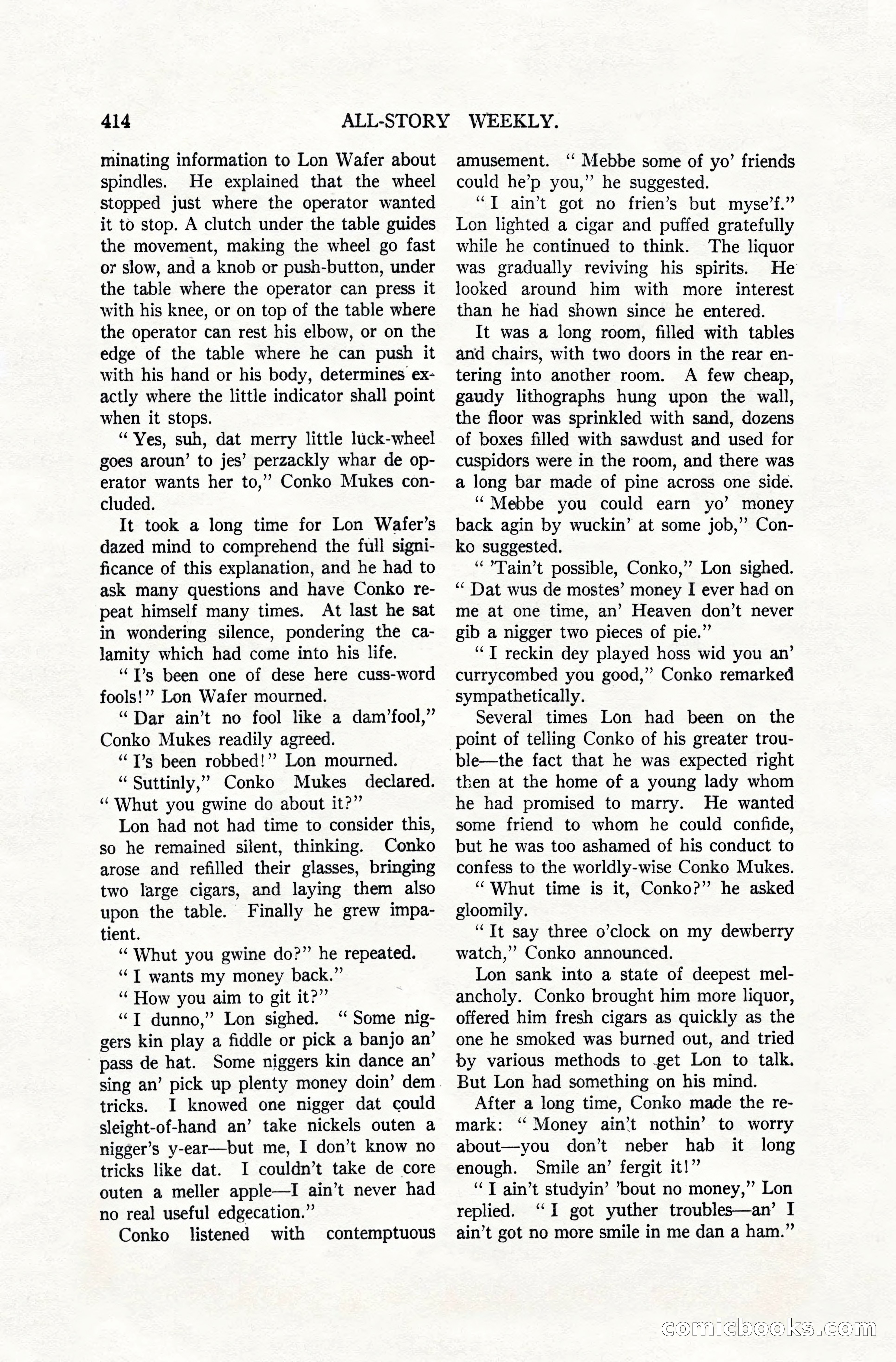 All-Story Weekly, April 28, 1917 — page 68 of 184