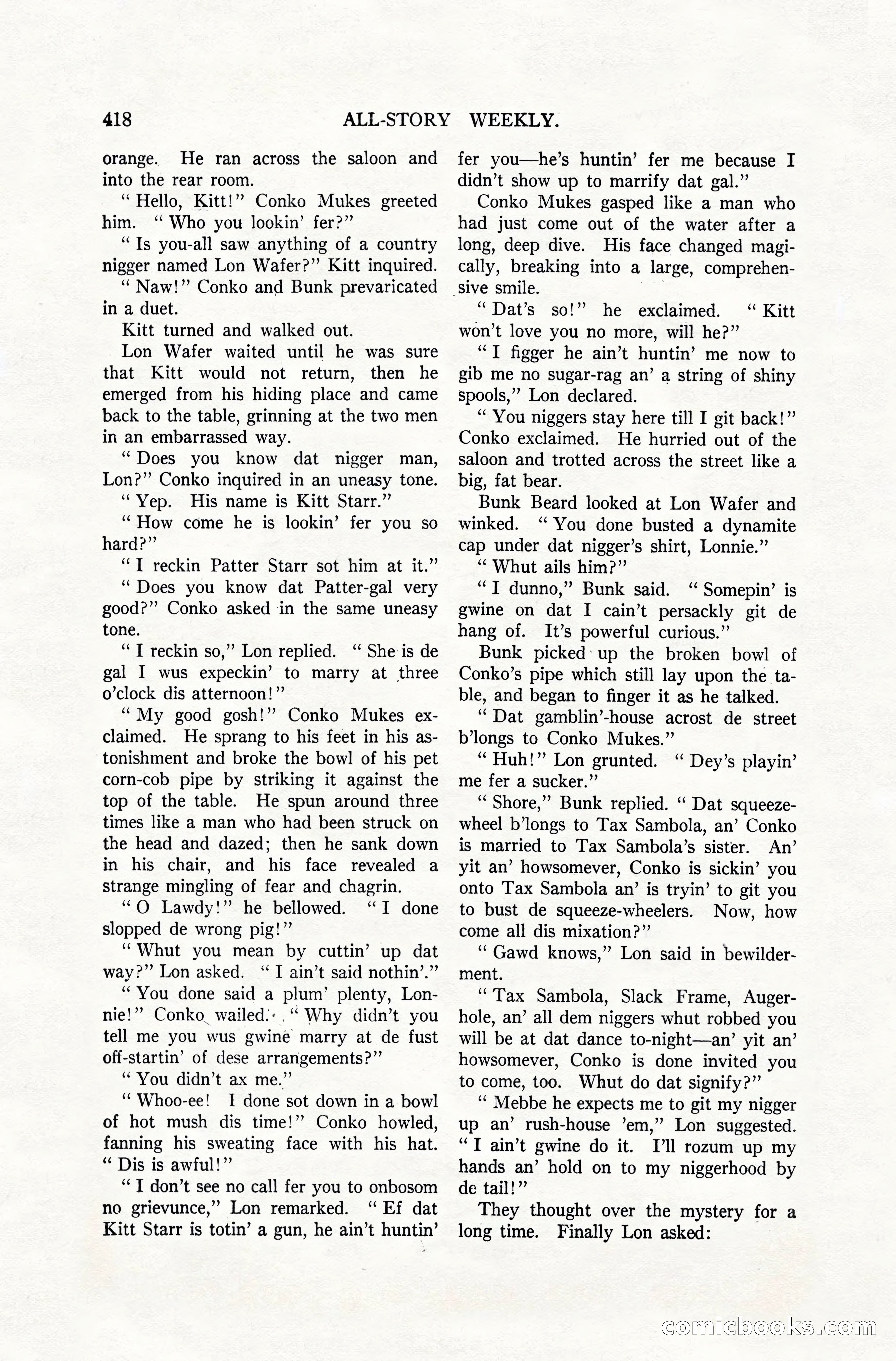 All-Story Weekly, April 28, 1917 — page 72 of 184