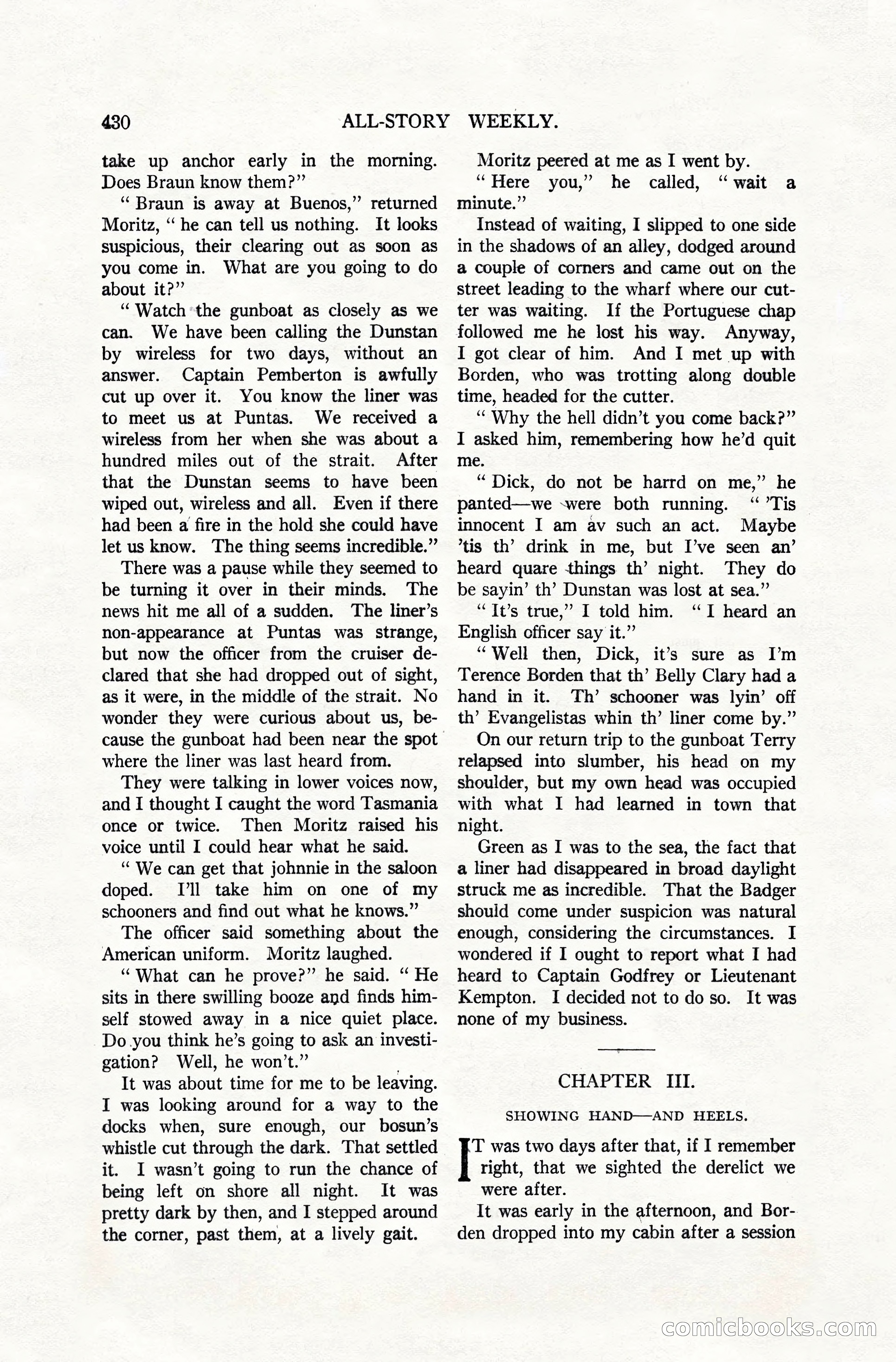 All-Story Weekly, April 28, 1917 — page 84 of 184