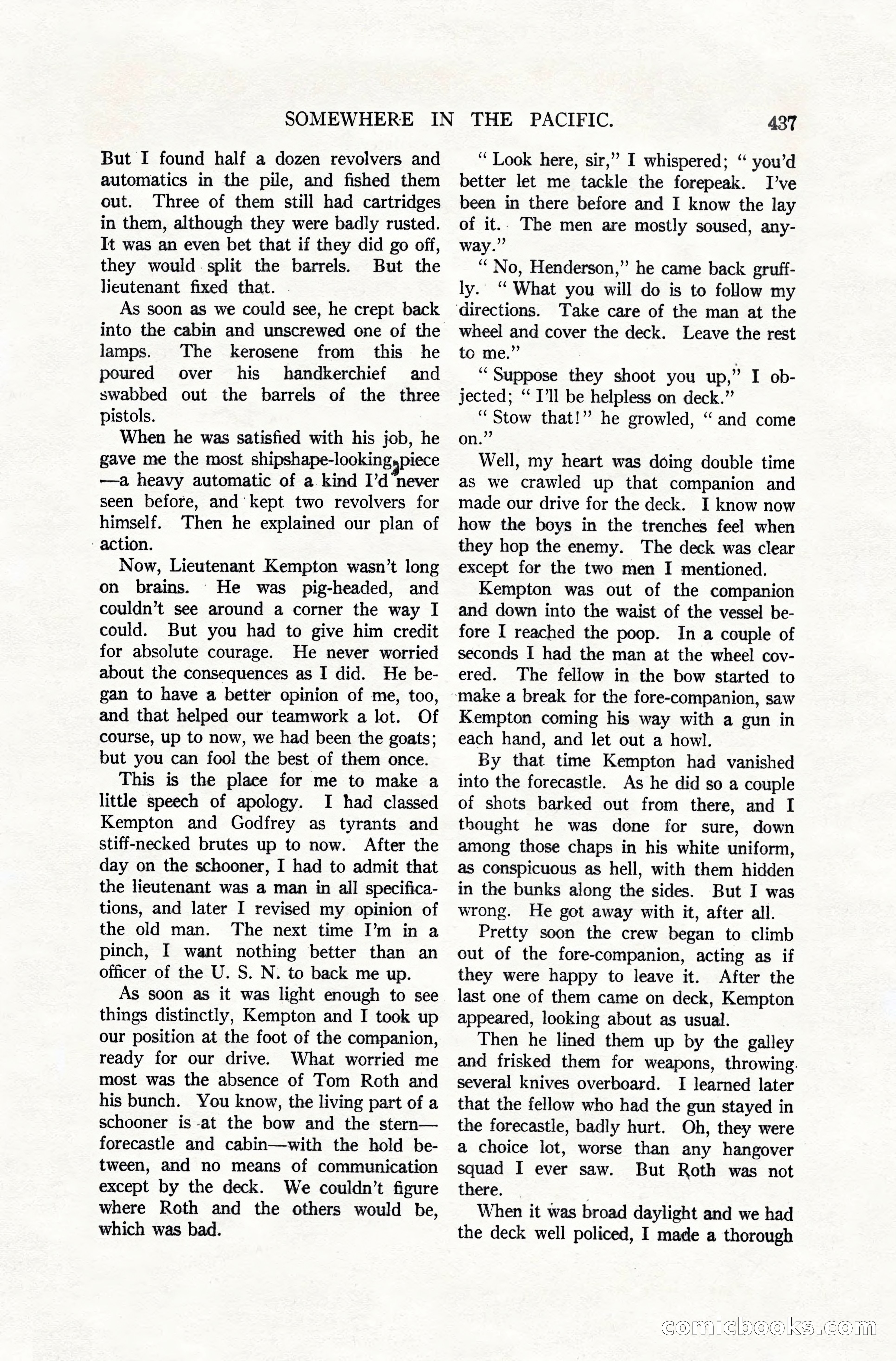 All-Story Weekly, April 28, 1917 — page 91 of 184