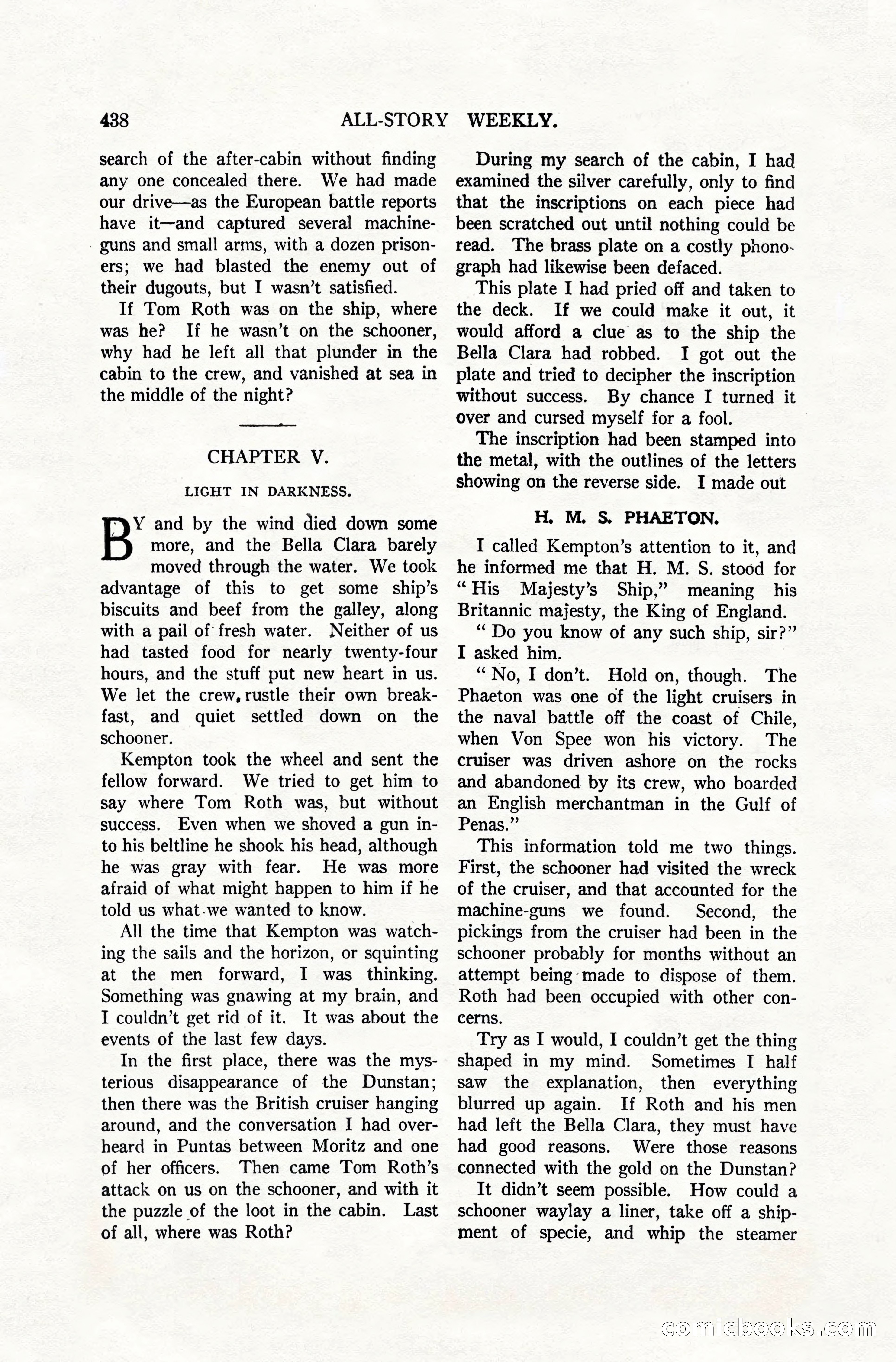 All-Story Weekly, April 28, 1917 — page 92 of 184