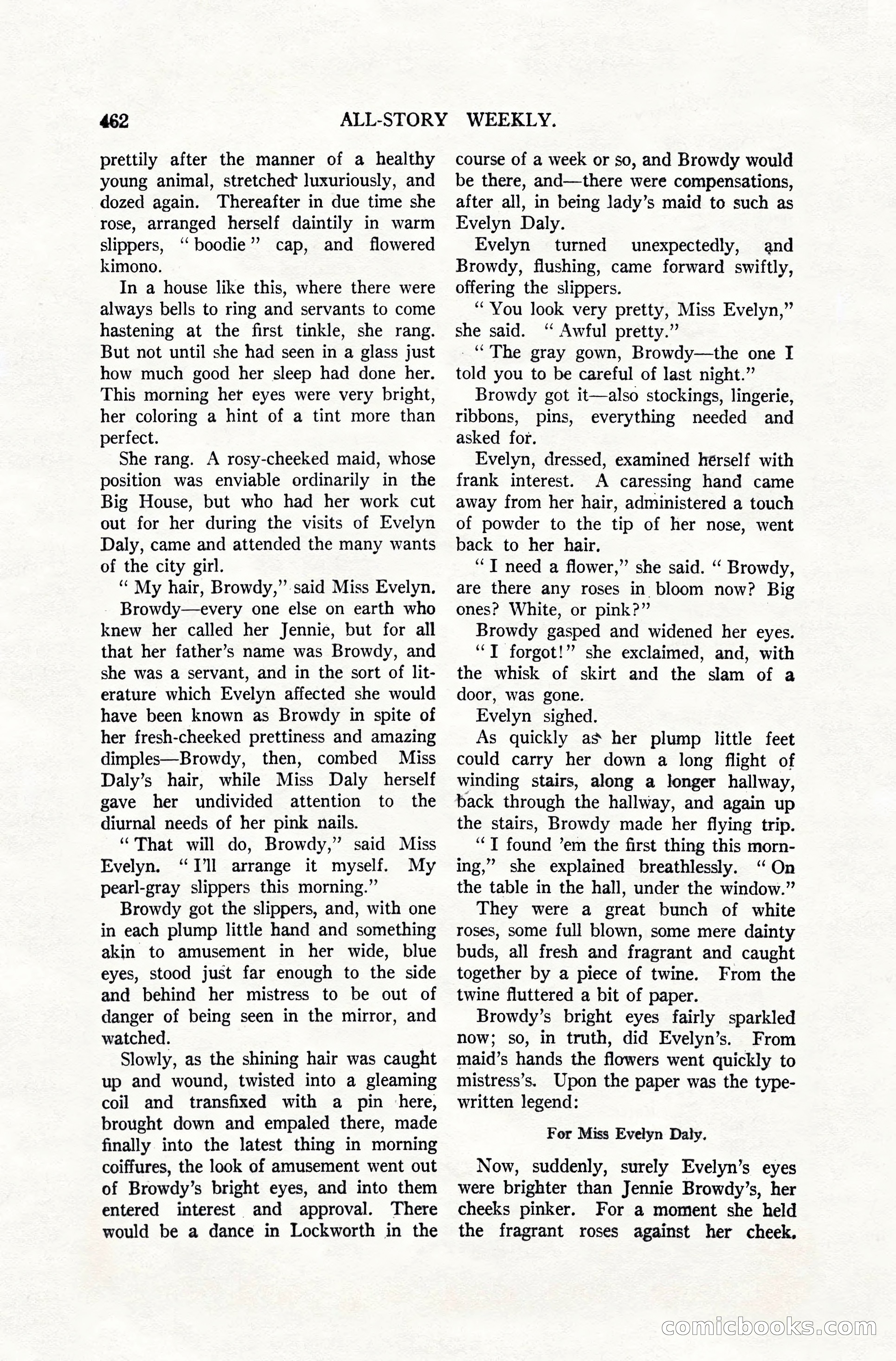 All-Story Weekly, April 28, 1917 — page 116 of 184