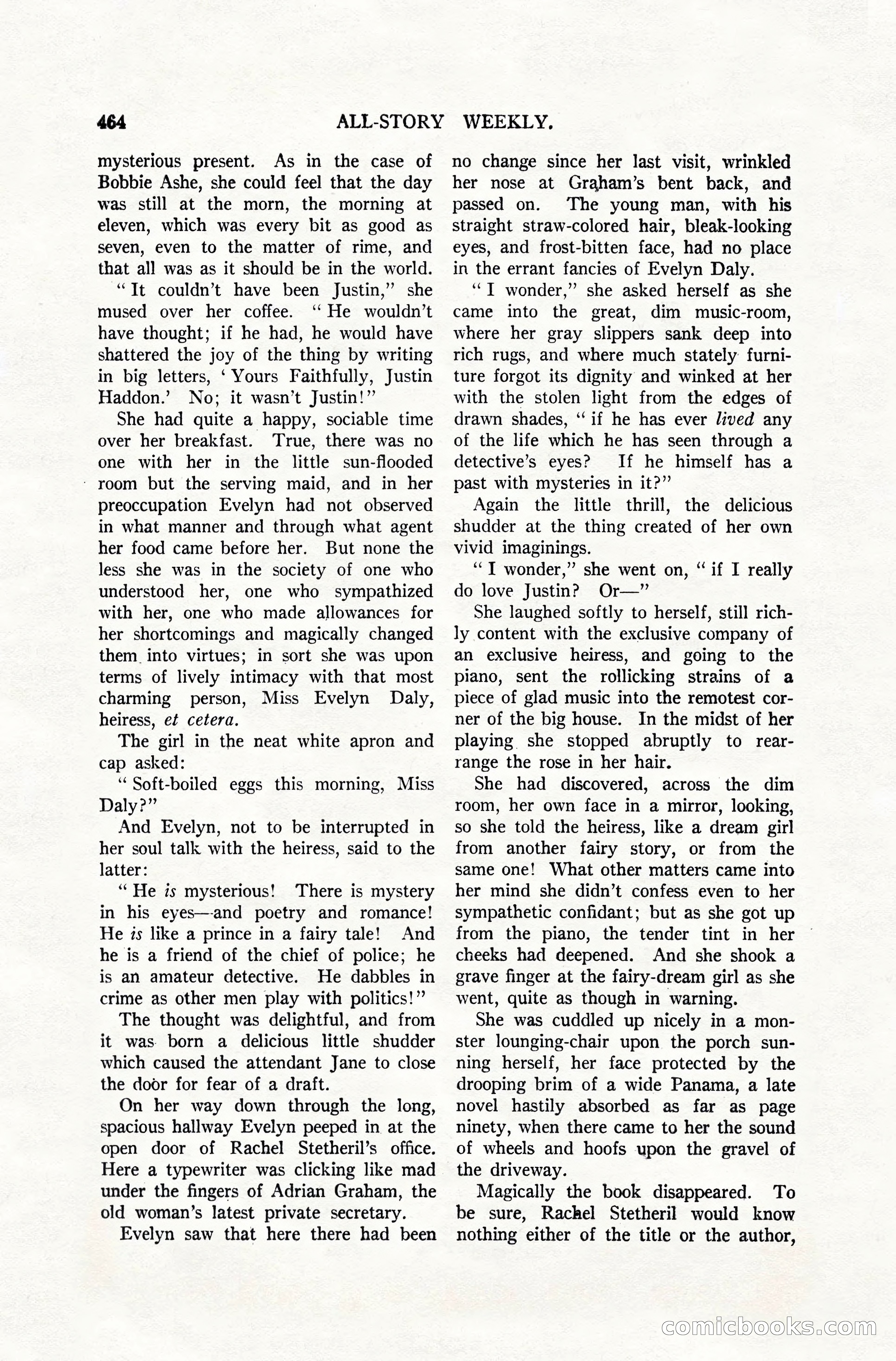 All-Story Weekly, April 28, 1917 — page 118 of 184