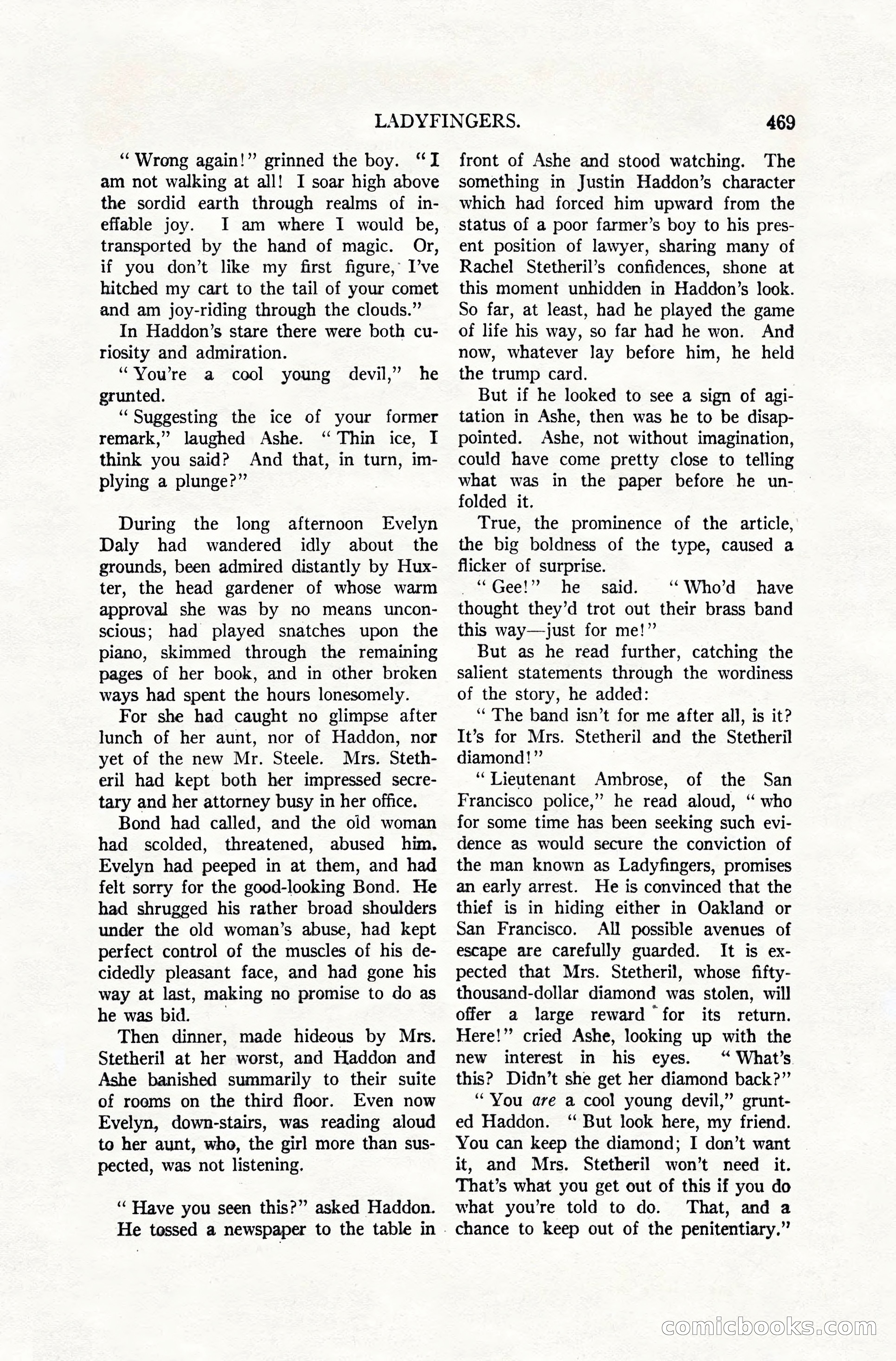 All-Story Weekly, April 28, 1917 — page 123 of 184