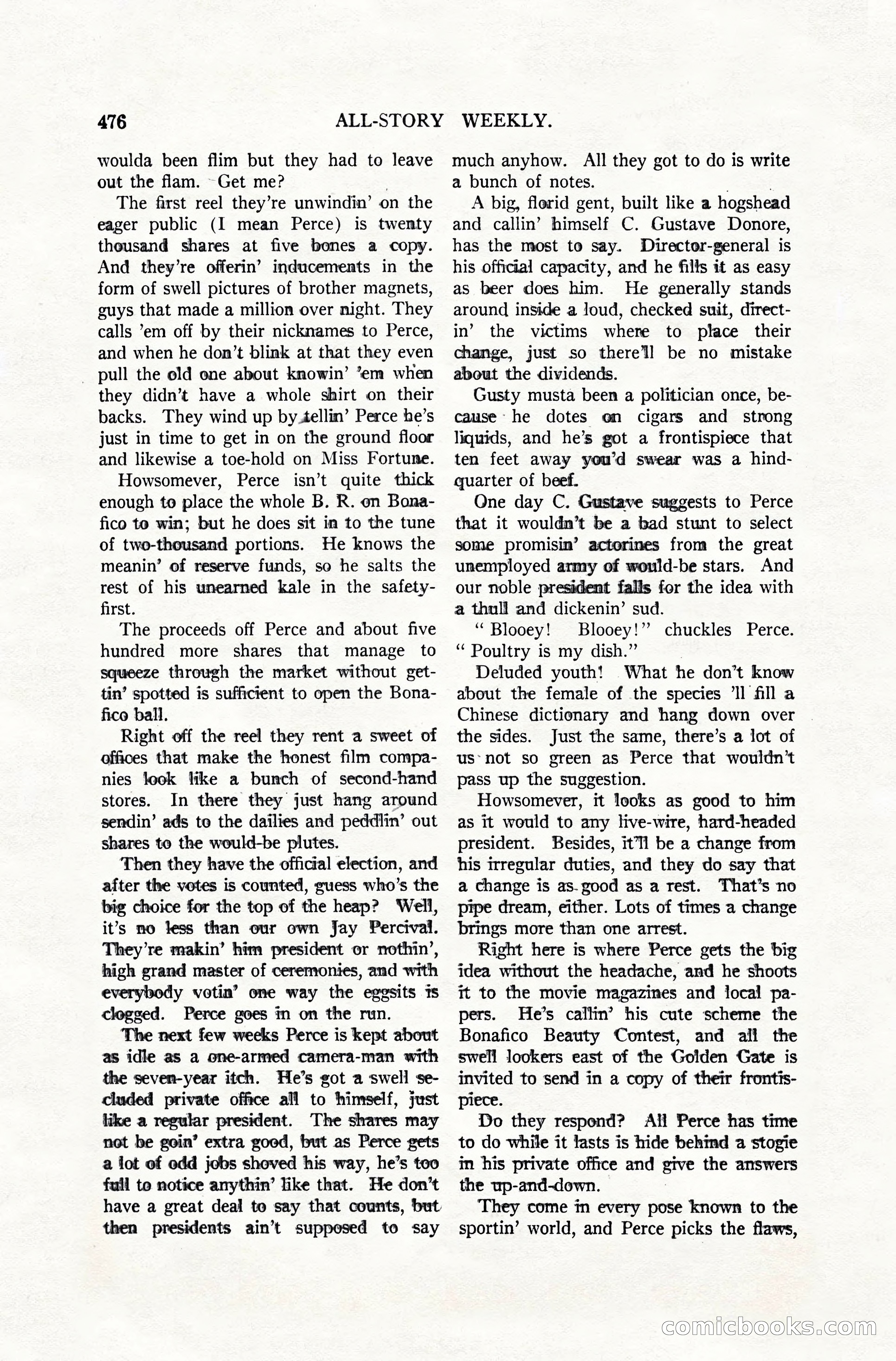 All-Story Weekly, April 28, 1917 — page 130 of 184