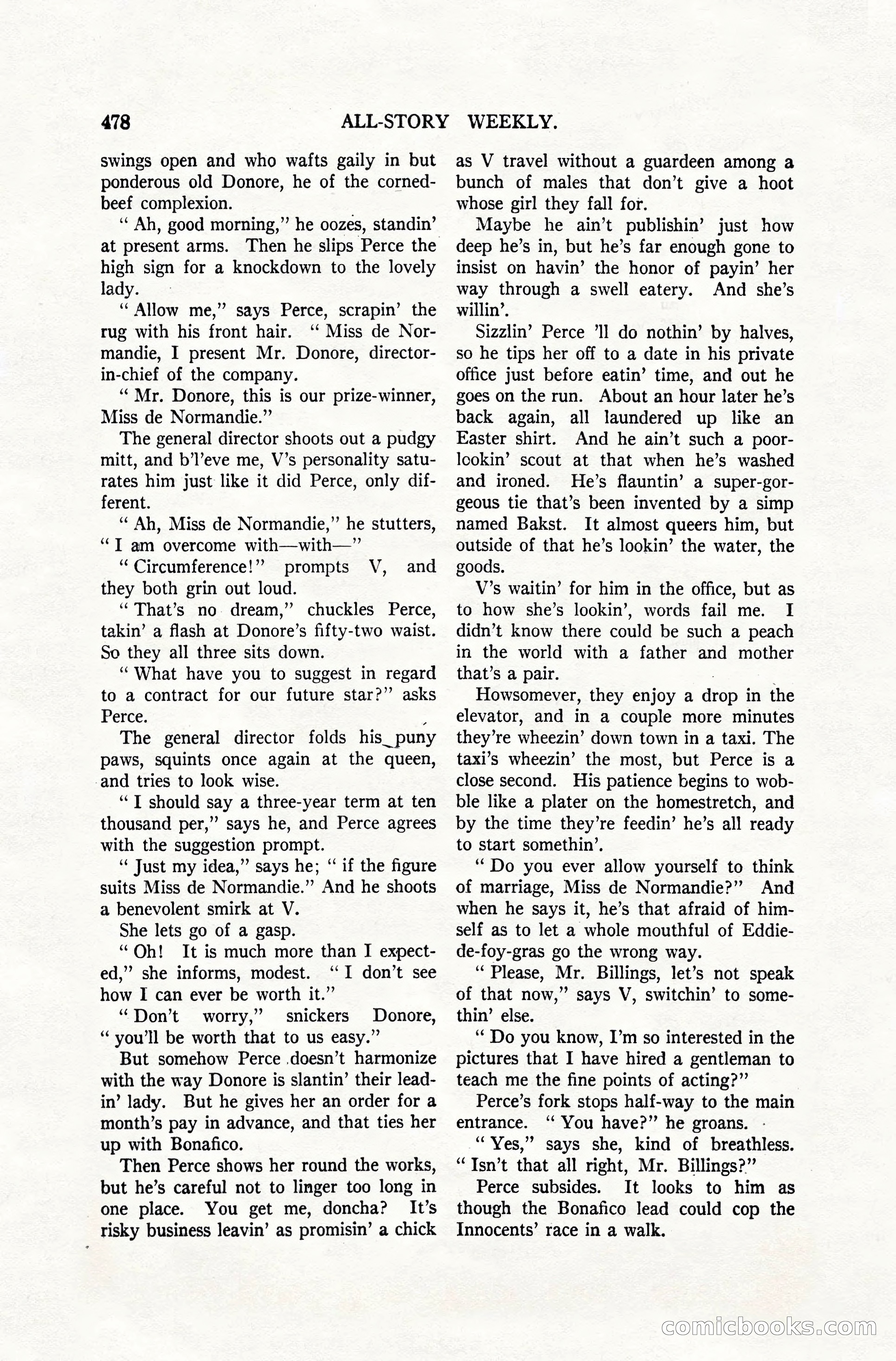 All-Story Weekly, April 28, 1917 — page 132 of 184