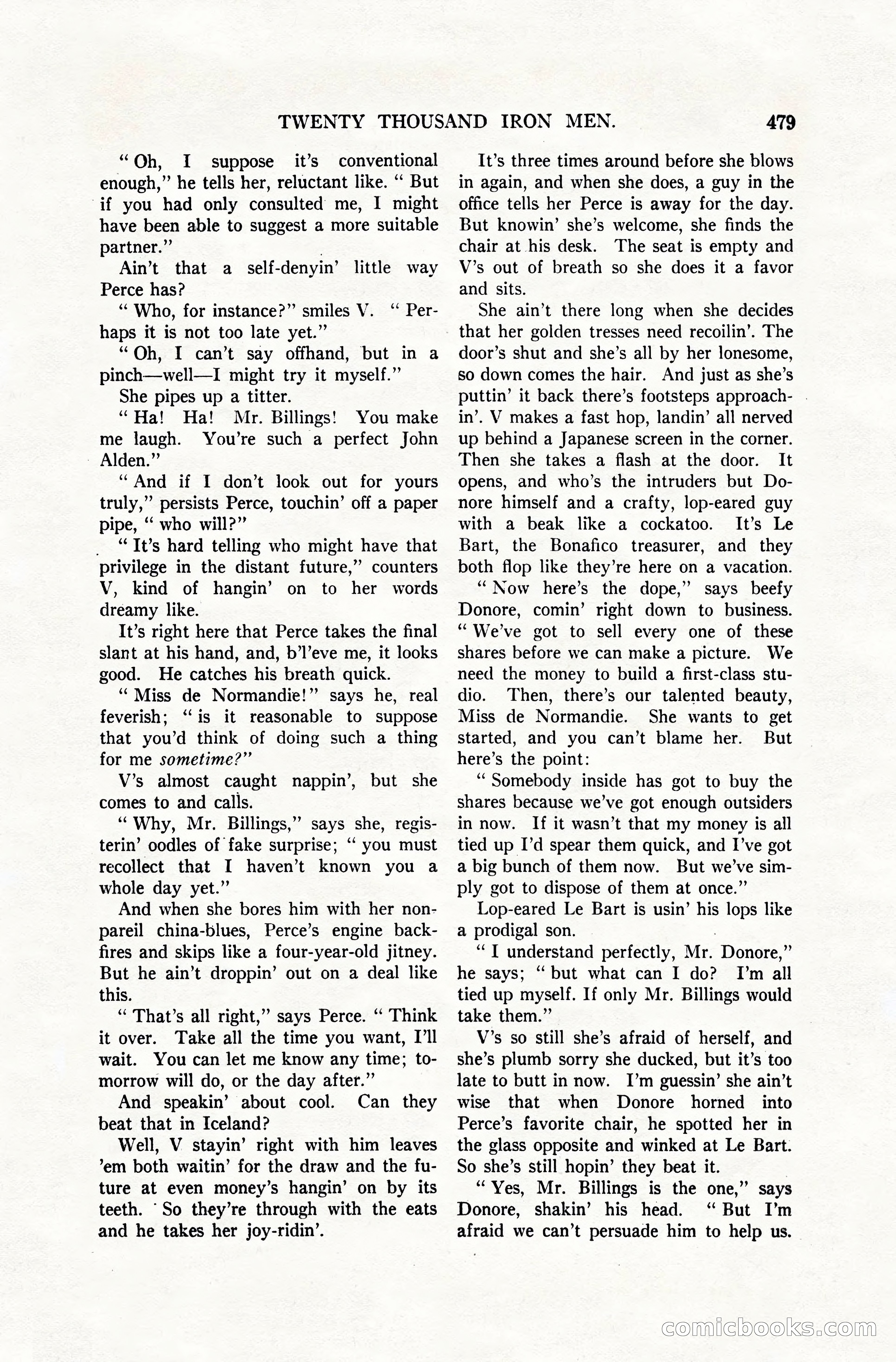 All-Story Weekly, April 28, 1917 — page 133 of 184