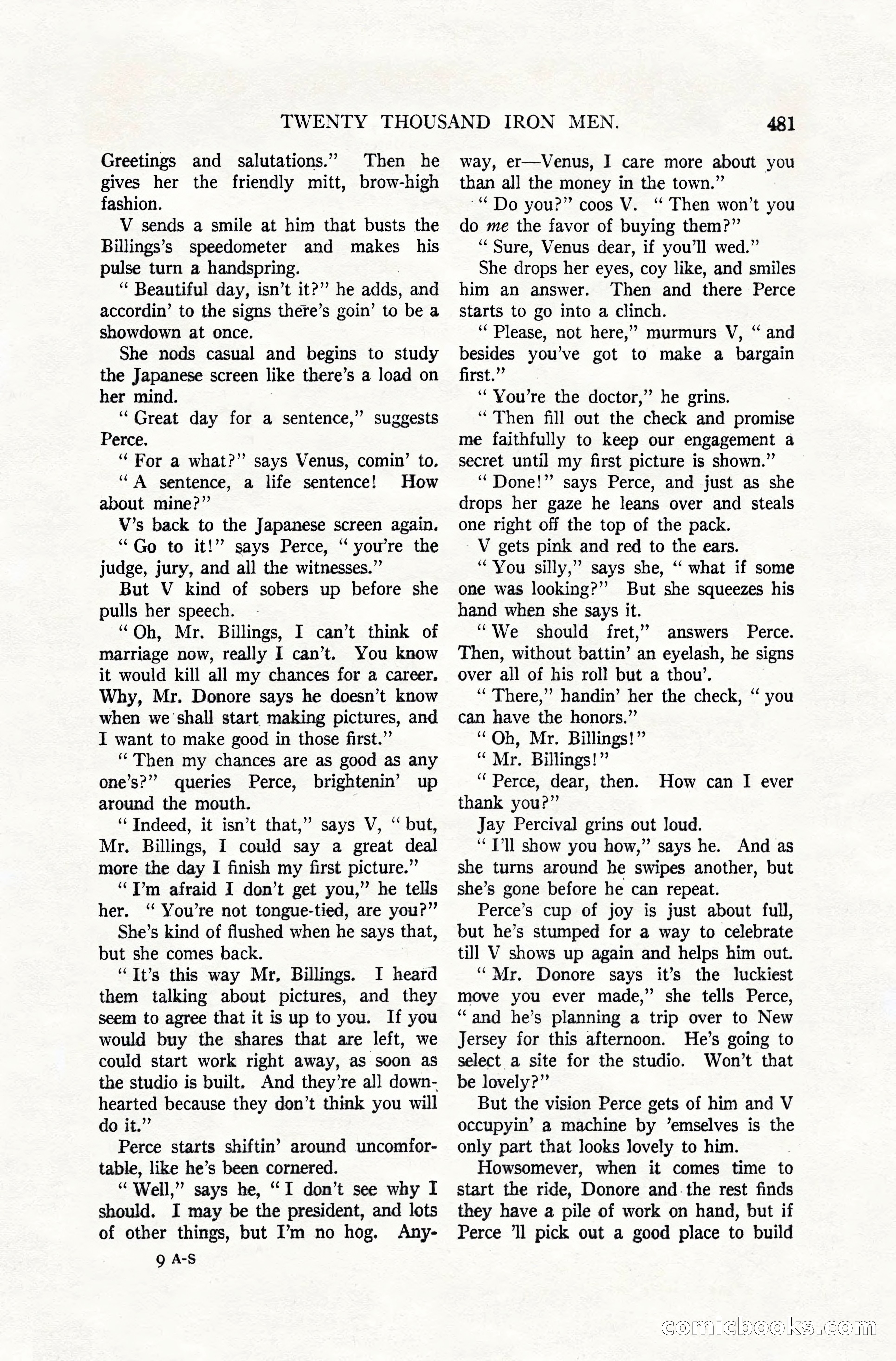 All-Story Weekly, April 28, 1917 — page 135 of 184