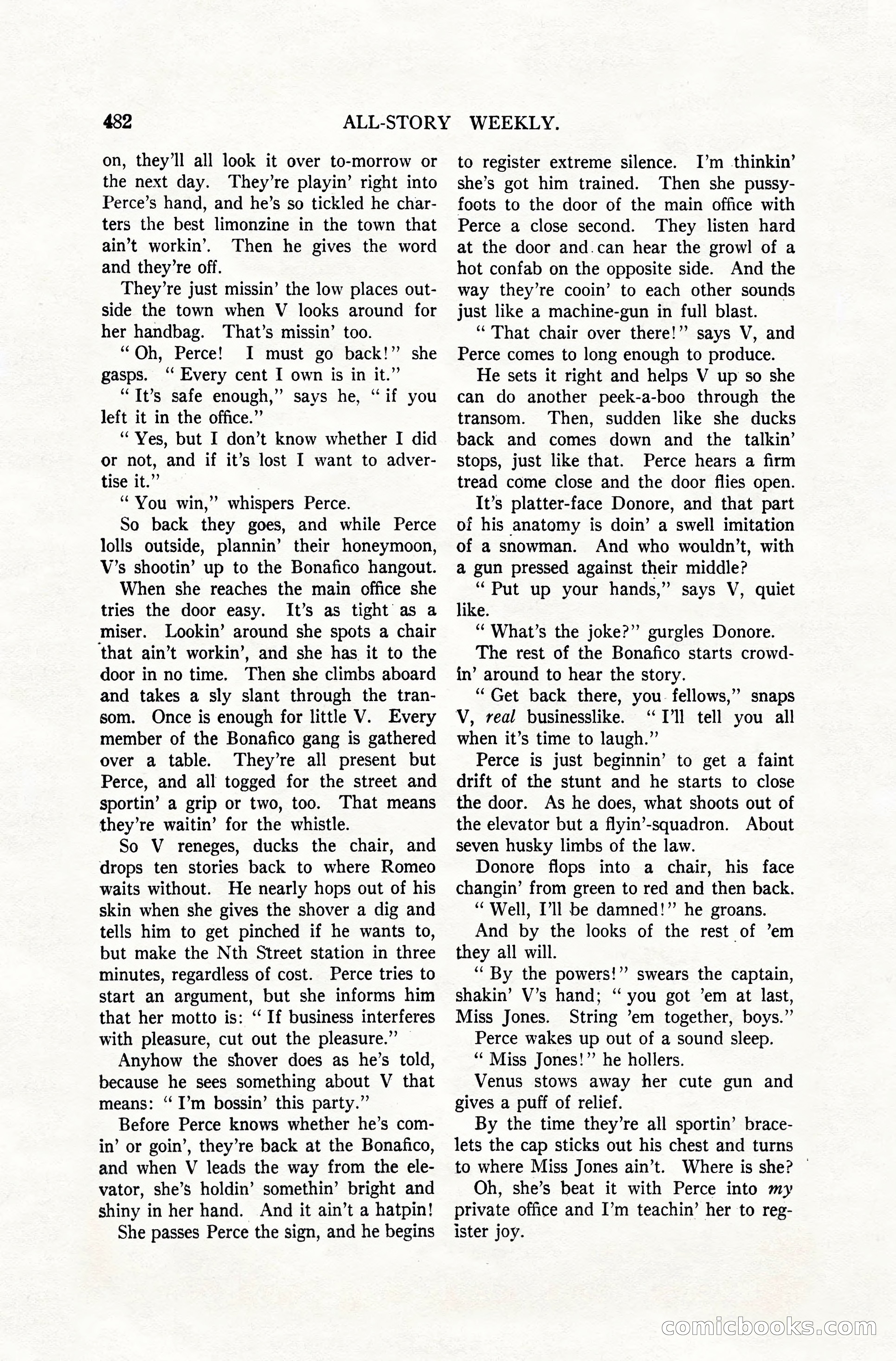 All-Story Weekly, April 28, 1917 — page 136 of 184