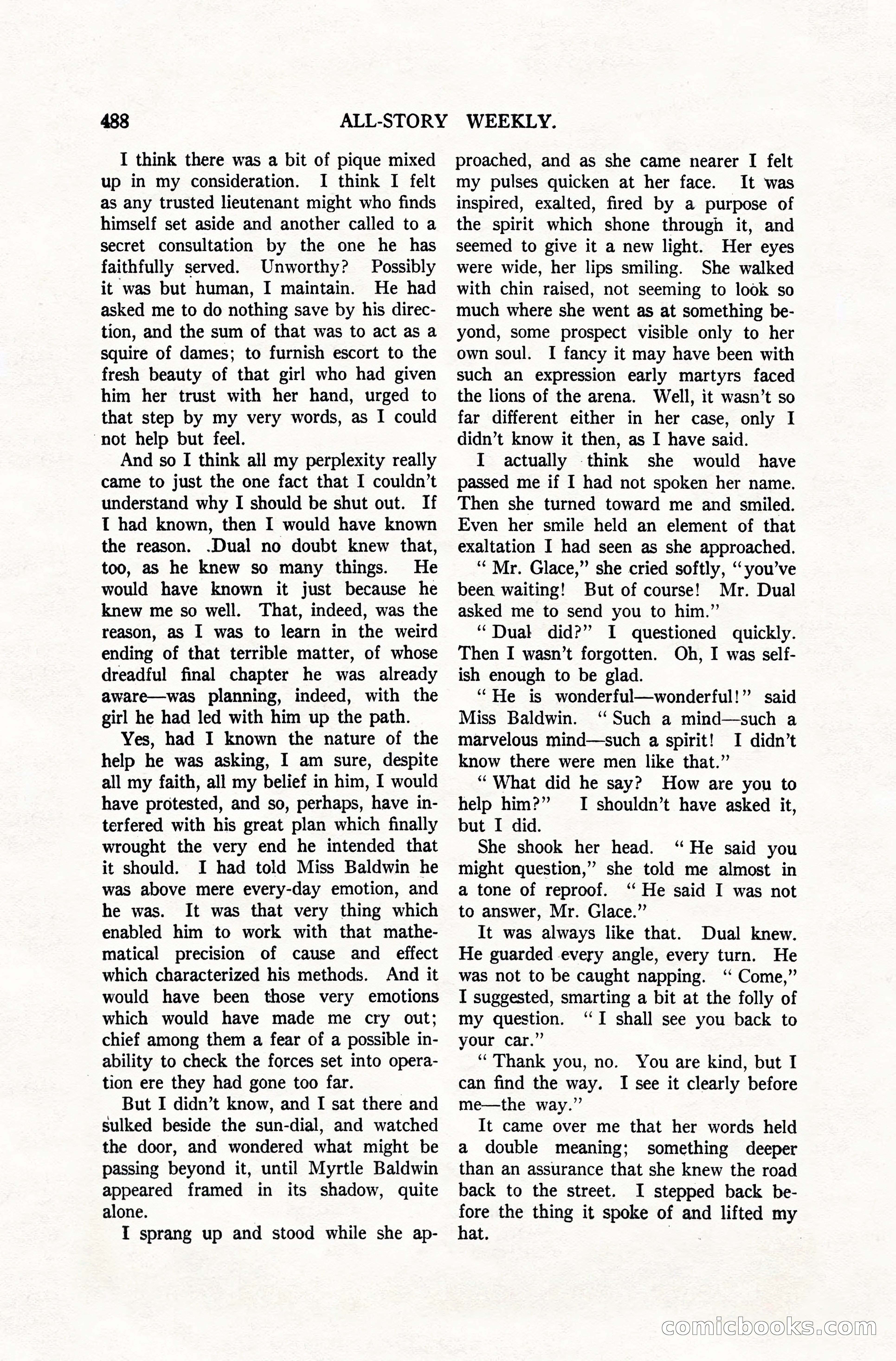 All-Story Weekly, April 28, 1917 — page 142 of 184