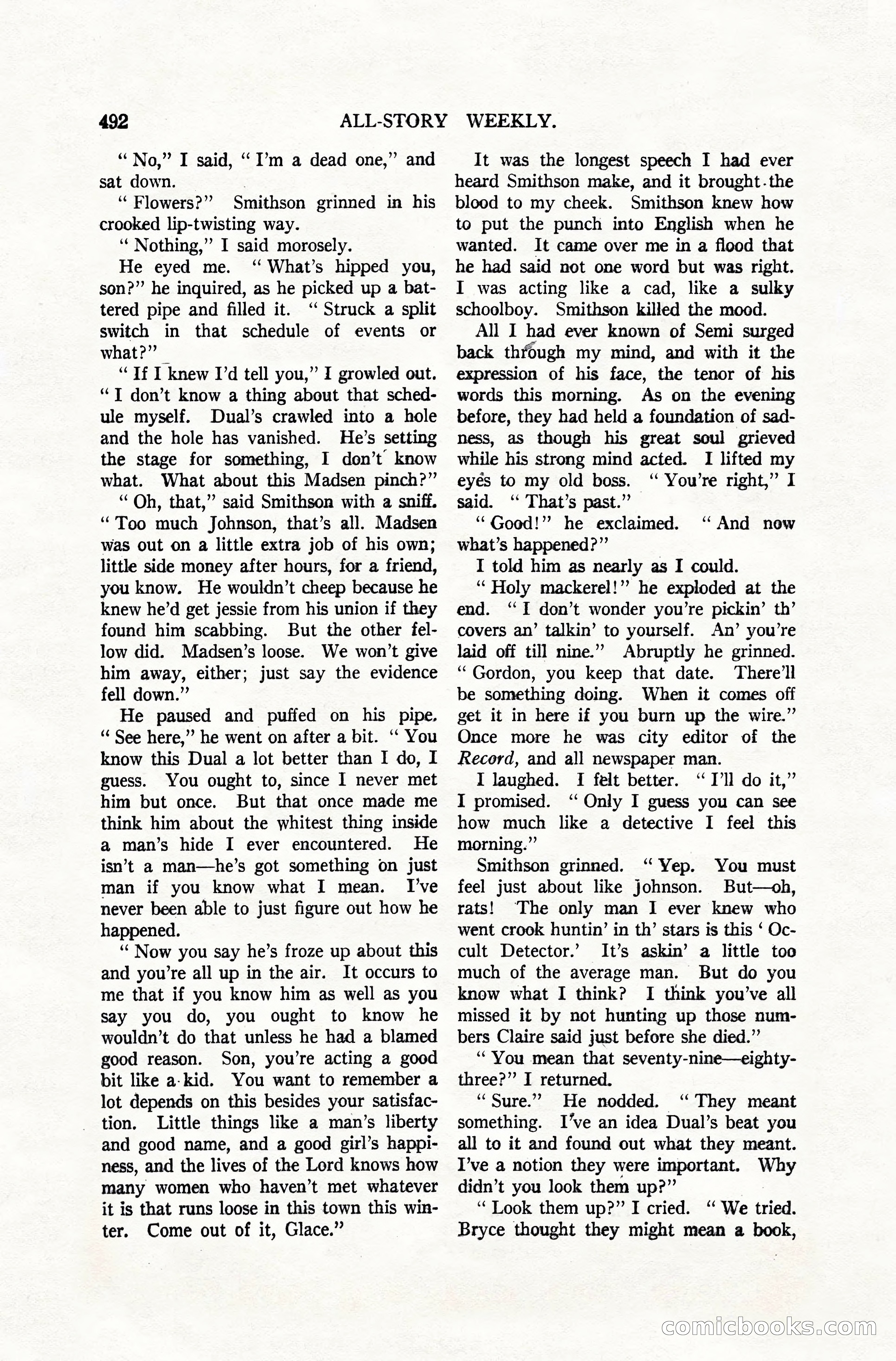 All-Story Weekly, April 28, 1917 — page 146 of 184
