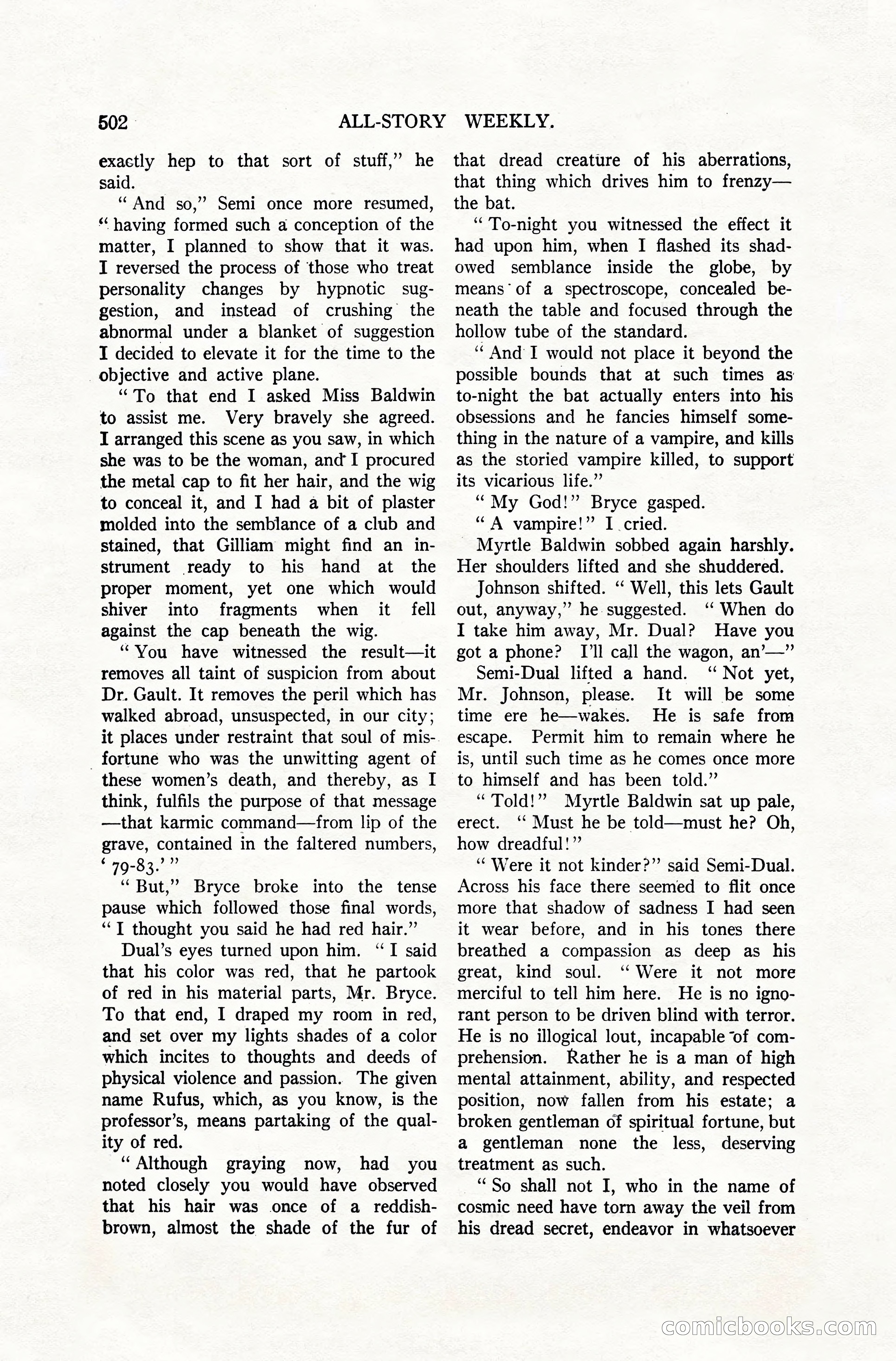 All-Story Weekly, April 28, 1917 — page 156 of 184